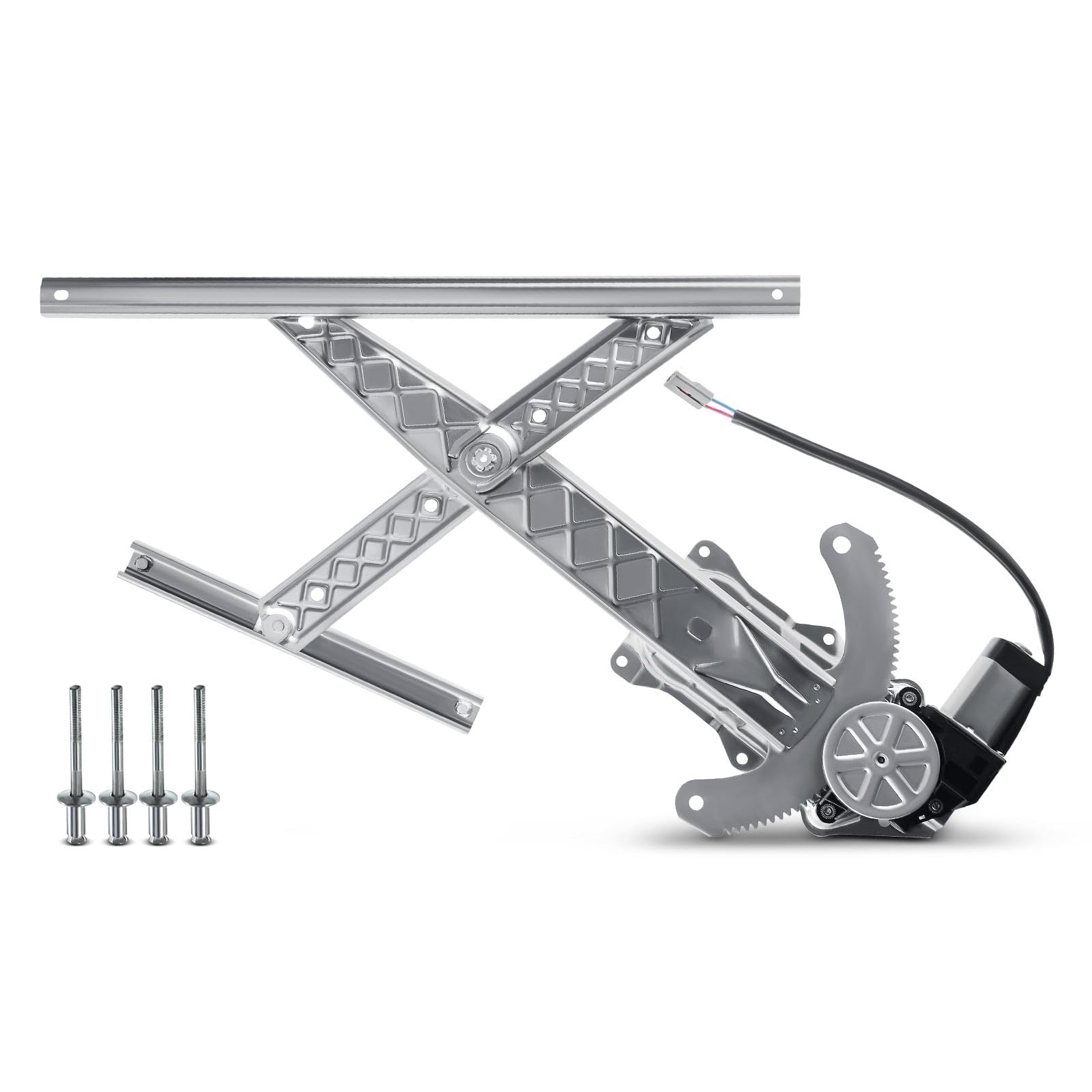 YHTAUTO Front Driver Side Power Window Regulator With 2-Pin Motor Assembly for Ford Expedition 1997-2002 Sport Utility, F-150 20
