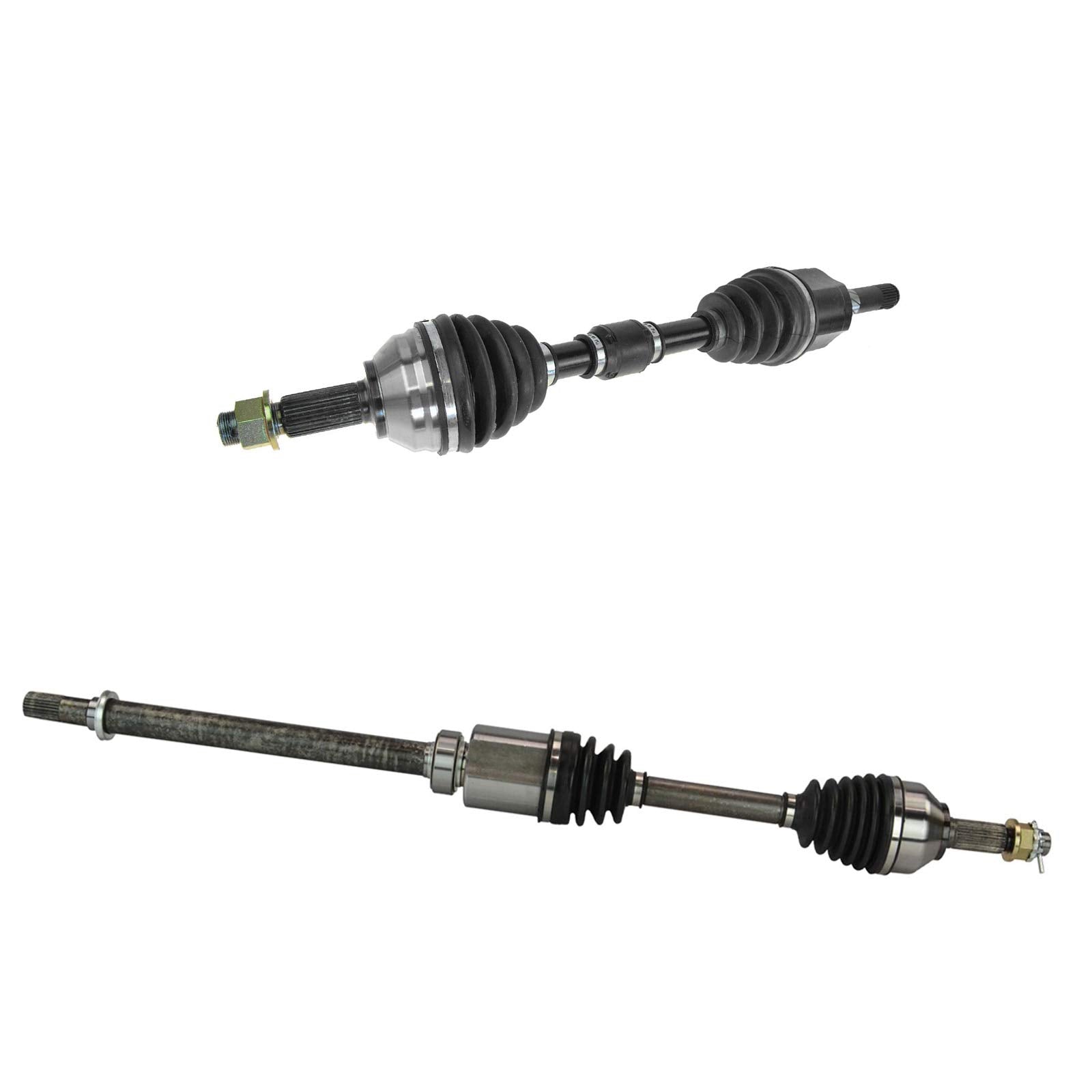 Trq Front Cv Axle Shaft Assembly Set Compatible With 2008-2013 Nissan Rogue 2014-2015 Rogue Select