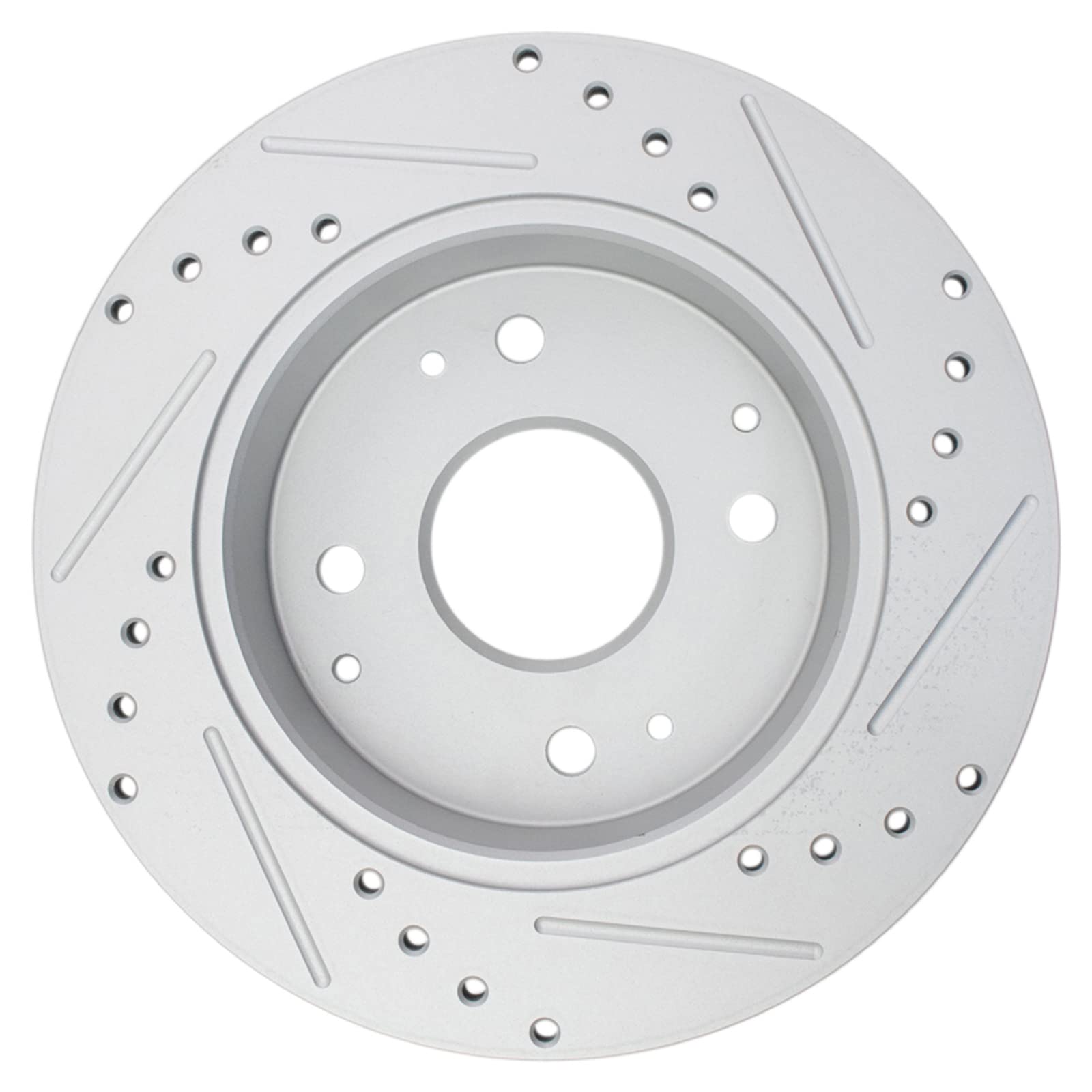 Trq Rear Performance Brake Rotors Set Premium G-Coated Compatible With 1998-1999 Acura Cl 1998-2002 Honda Accord