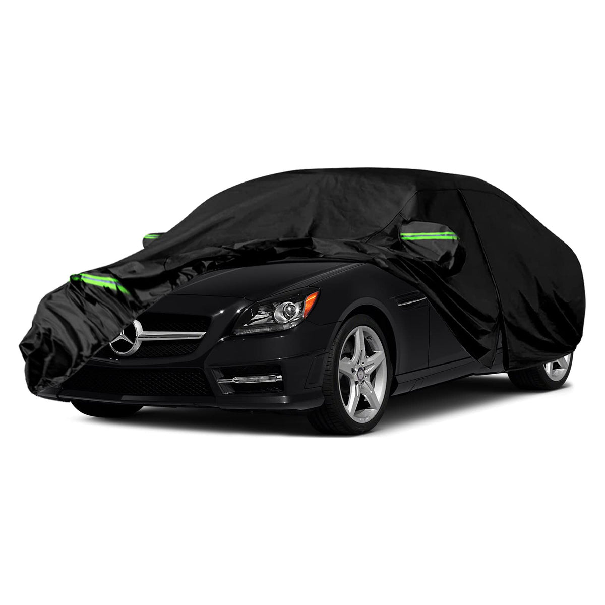 Waterproof Car Covers Replace For 1996-2022 Mercedes-Benz Slk/Slc Class, 6 Layers All Weather Car Cover With Zipper Door & Windp