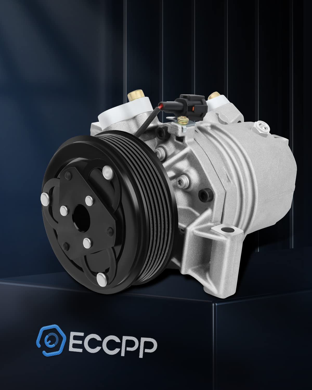 Eccpp A/C Compressor With Clutch 2009-2010 Fit For Nissan Cube 1.8L 2009-2012 For Nissan Versa 1.8L Ac Compressor