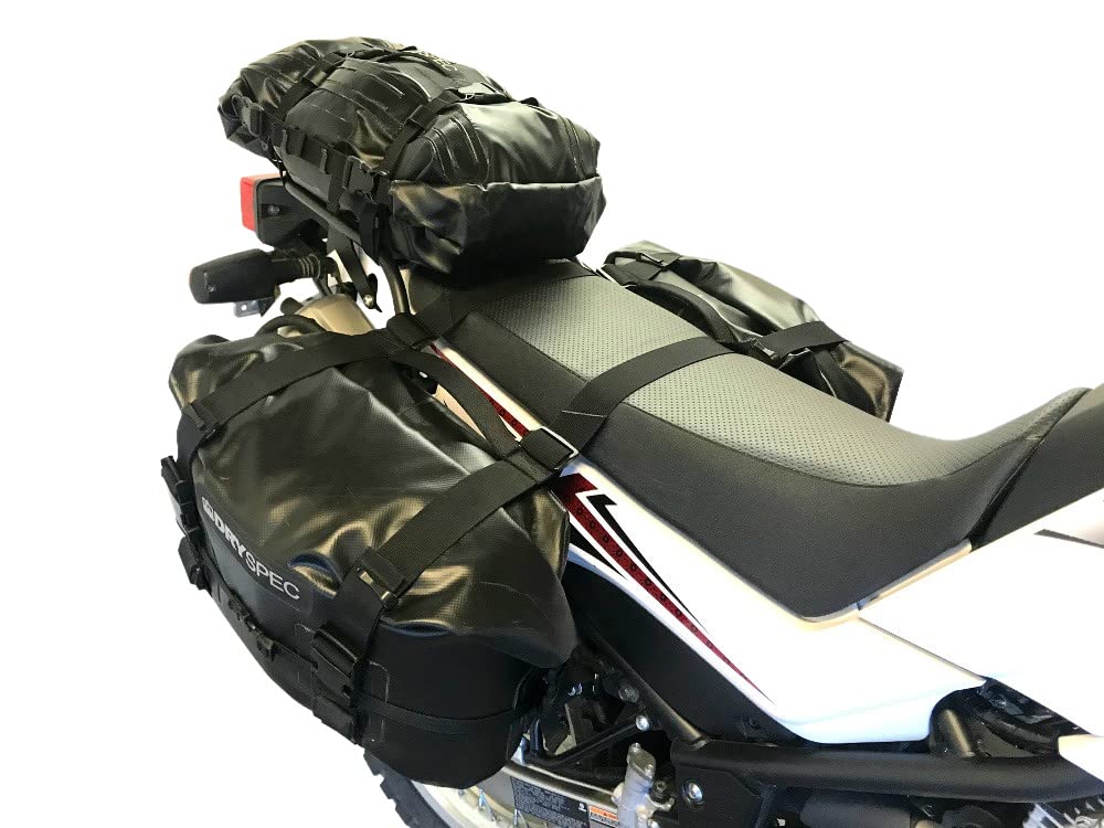 Precision Motorcycle Racks XT250 Rear Luggage Rack, Alloy Steel, Black, Fits Yamaha XT250 (2008-2023)