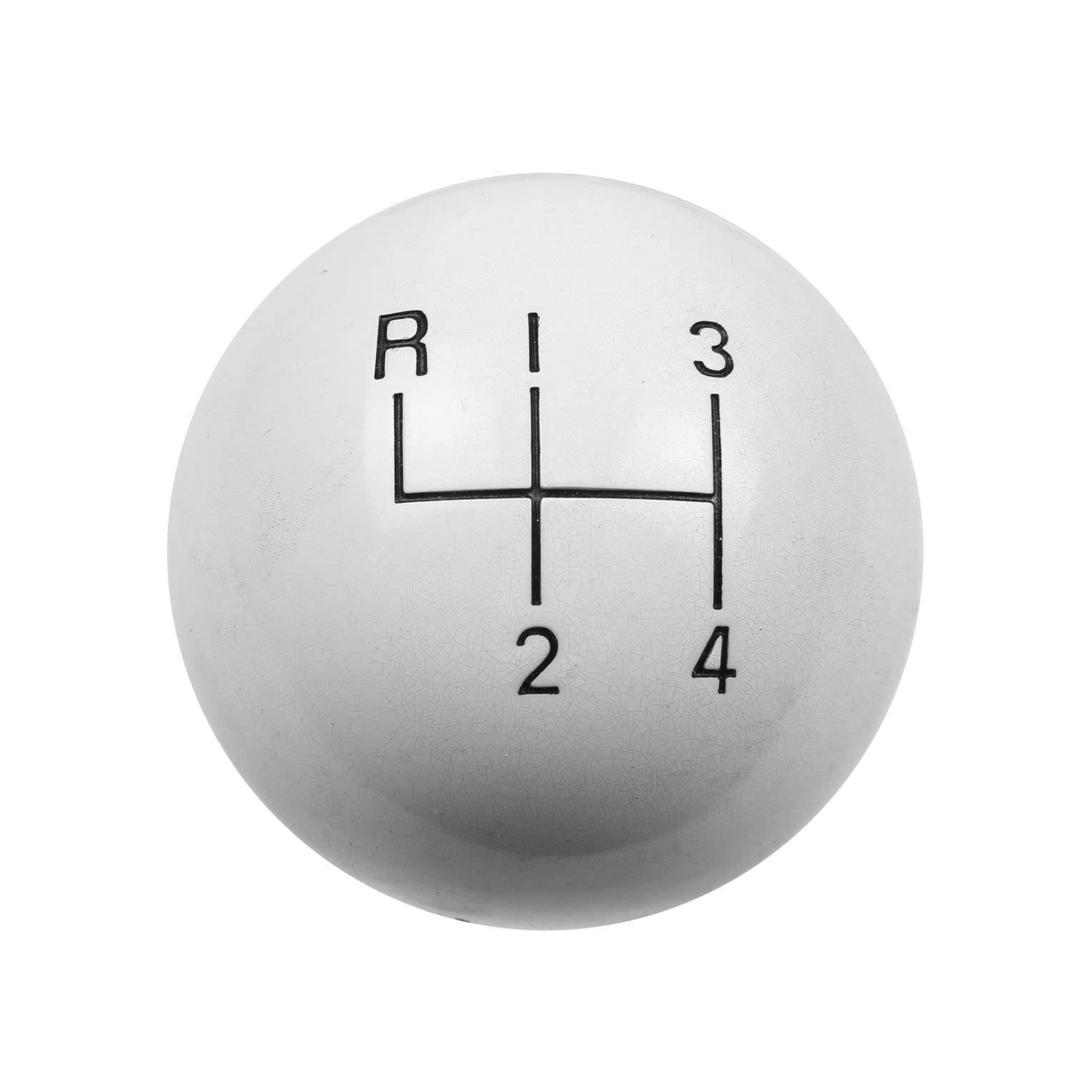 Hurst 1630003 White 4-Speed Classic Shifter Knob