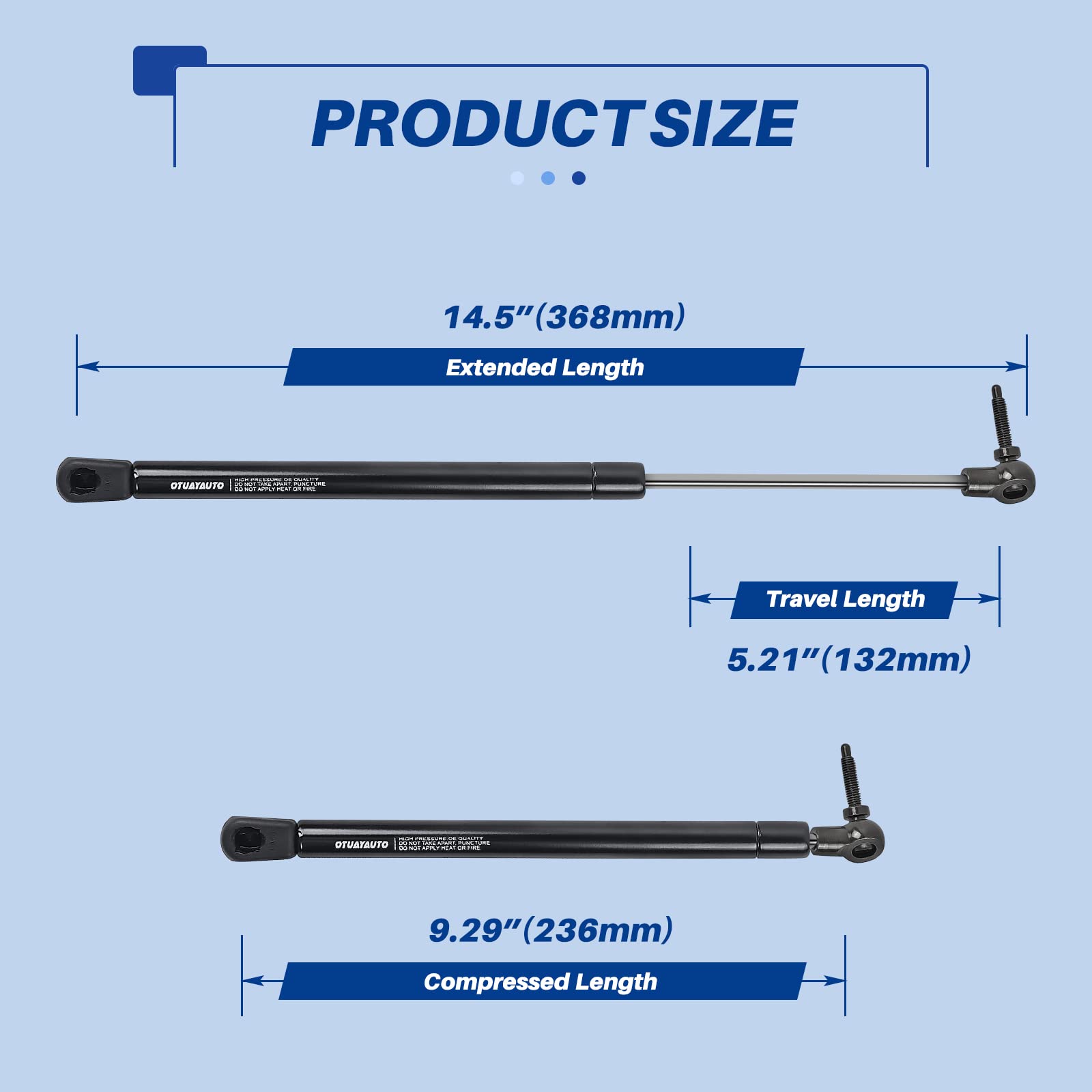 Otuayauto Compatible With 1999-2004 Jeep Grand Cherokee Wj Rear Window Struts - Rear Glass Lift Support Gas Springs Shocks 4528