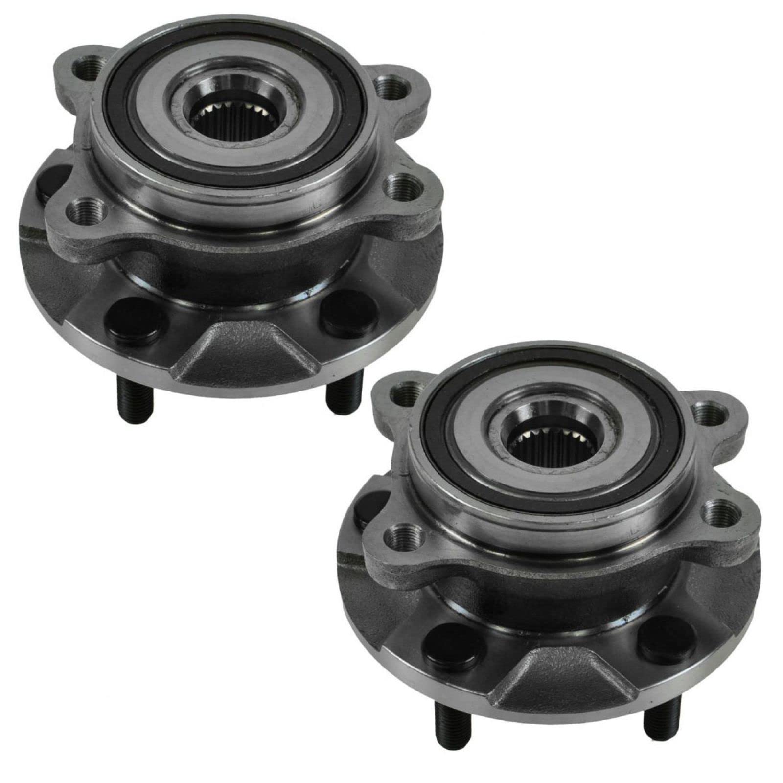 Trq Front Wheel Hub Bearings Assembly Set Compatible With 2011-2016 Scion Tc 2016-2020 Toyota Mirai 2006-2018 Rav4