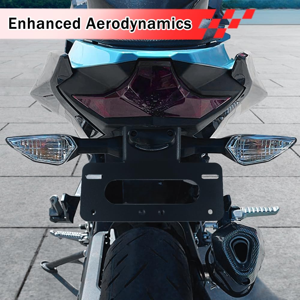 Xitomer Tail Tidy/Fender Eliminator Kits, Fit for 2023 Ninja ZX-6R ZX6-R 636 2019 2020 2021 2022, for OEM License Plate Light, C