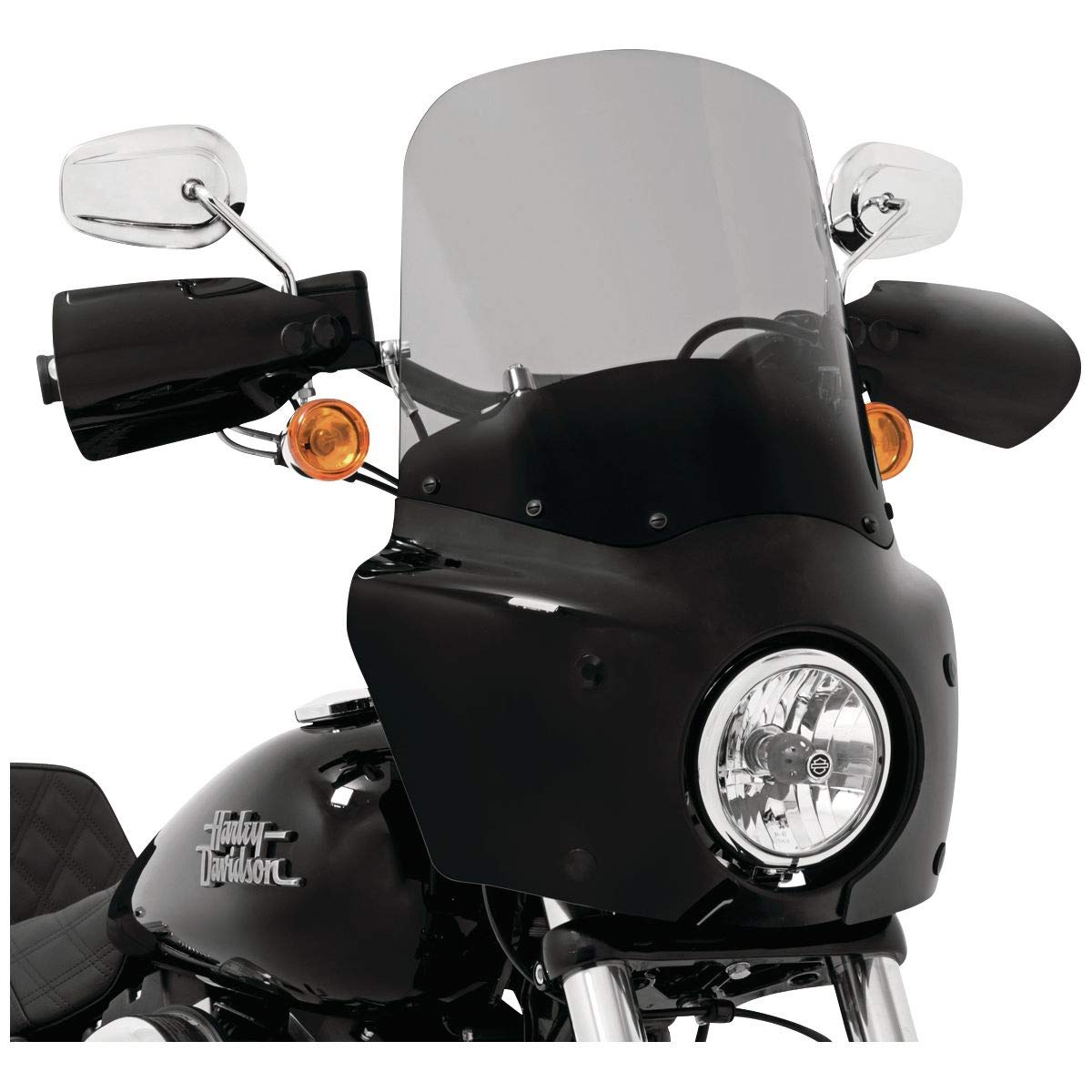 Memphis Shades 15' Black Smoke Road Warrior Windshield MEP86912