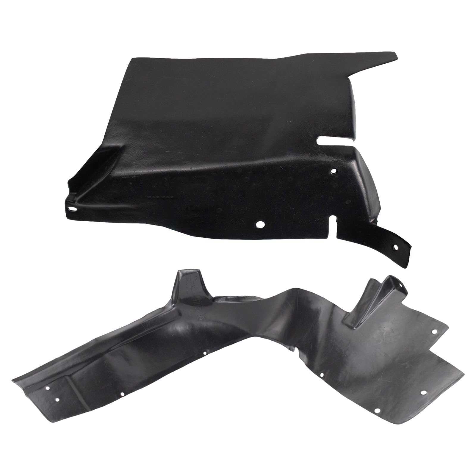 Trq Front Inner Fender Liner Set Compatible With 2004-2007 Pontiac Grand Prix Gm1248146 Gm1251134
