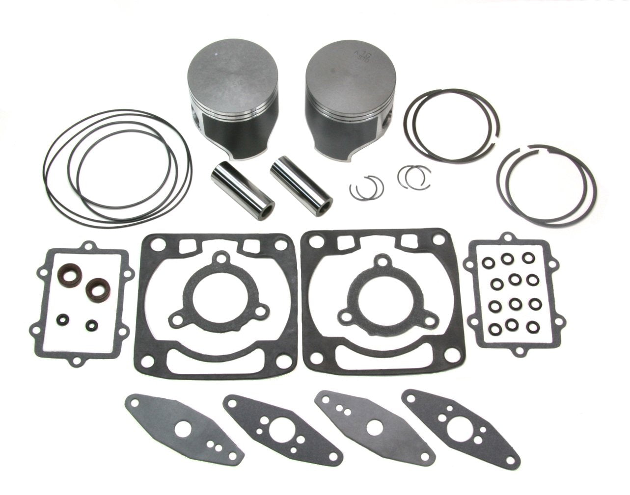 Spi, K-Sm-09148-09-710275, 2 Pistons & Top End Gasket Kit For Arctic Cat Fits 2003-2006 F7 Firecat 700 Efi
