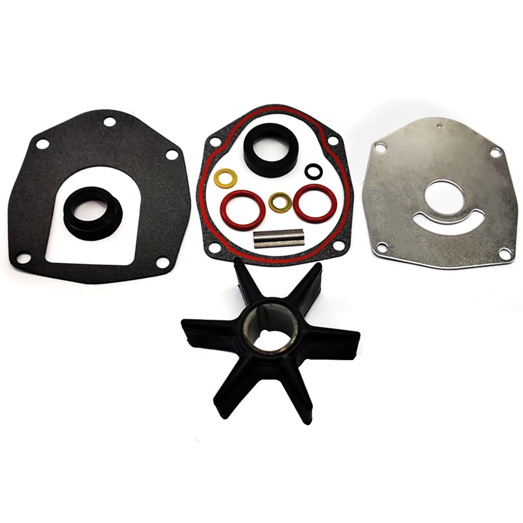 UanofCn 8M0100526 Water Pump Impeller Kit for Mercury Marine 30-350 HP 2 Strokes and 4 Strokes Outboard 47-8M0100526 Sierra 18-3