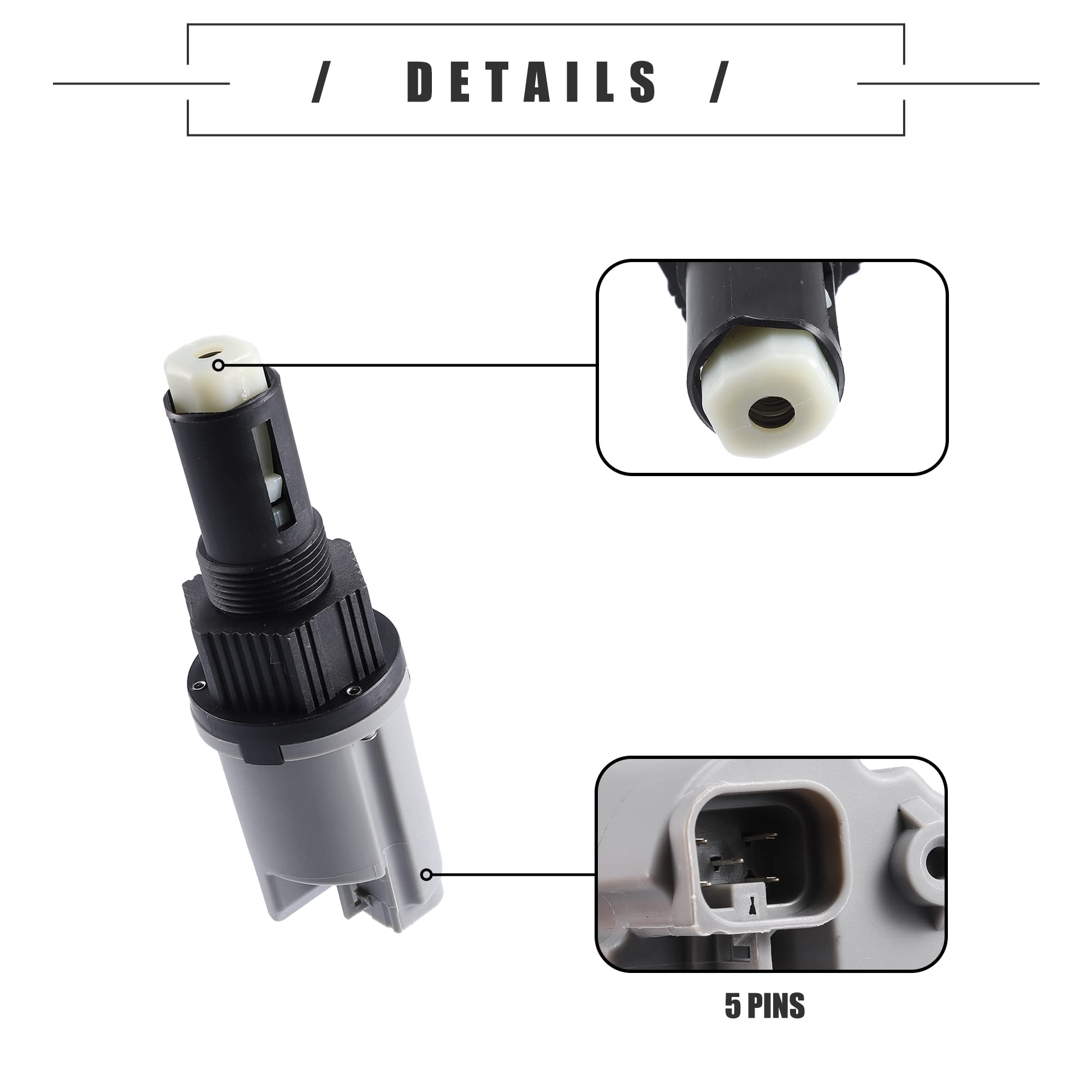 Motoforti 4WD Front Four Wheel Drive Actuator, 4x4 Front Differential Axle Actuator, for Chevy Silverado Avalanche K1500 K2500 K