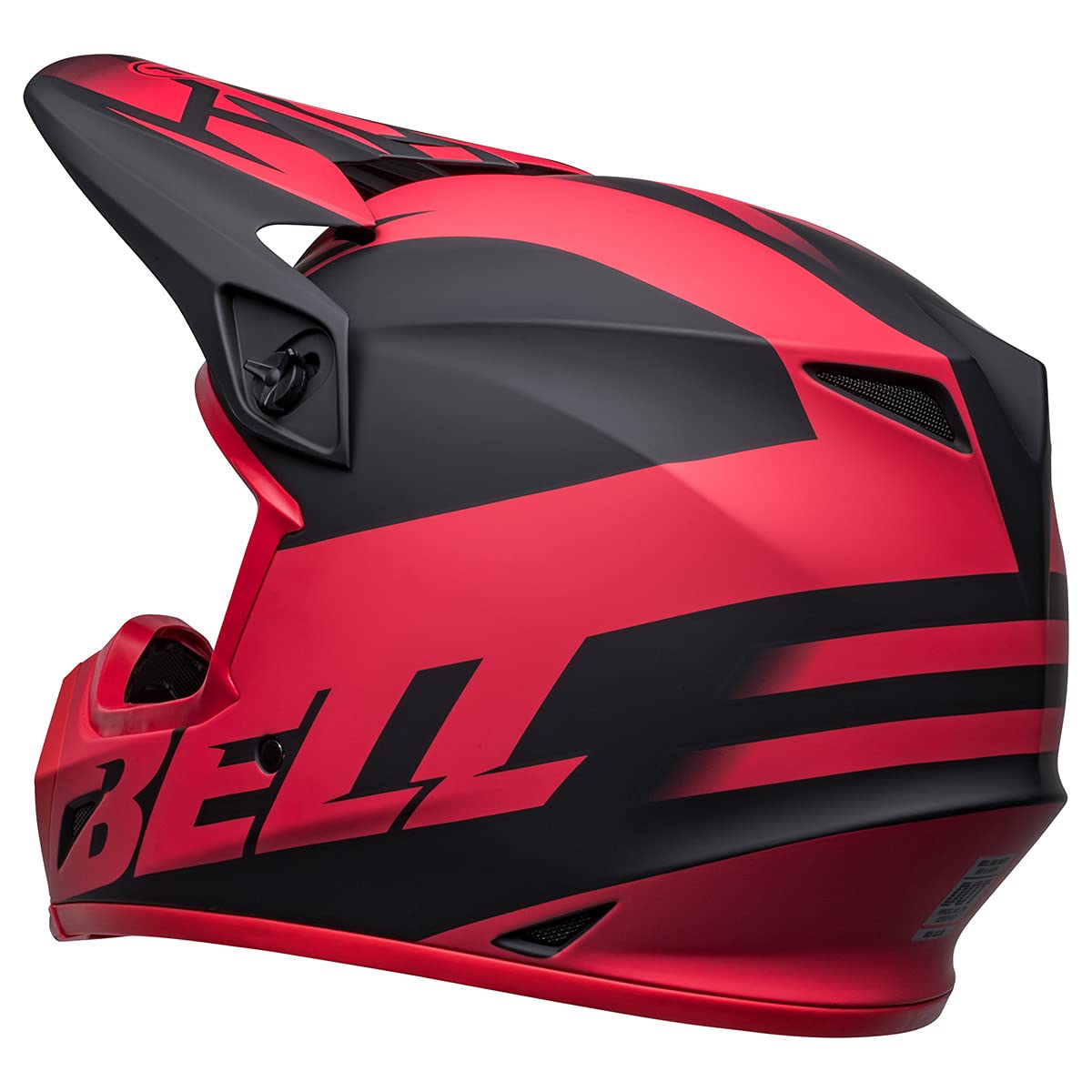 Bell Mx-9 Mips Dirt Helmet (Disrupt Matte Black/Red - 2X-Large)