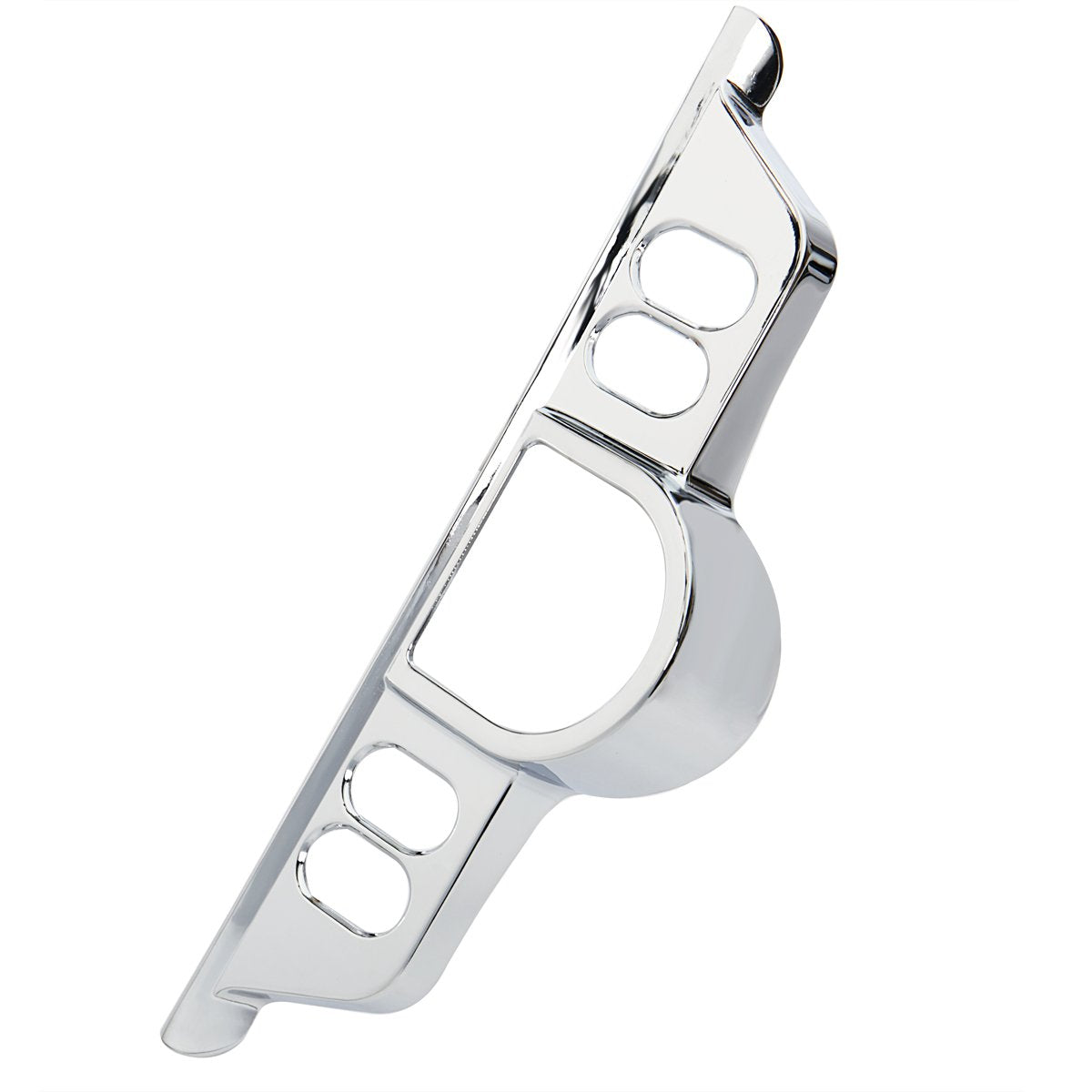 Chrome Switch Dash Panel Accent Cover For Harley Touring 96-13 Electra Glide/Street Glide Flhx 06-13