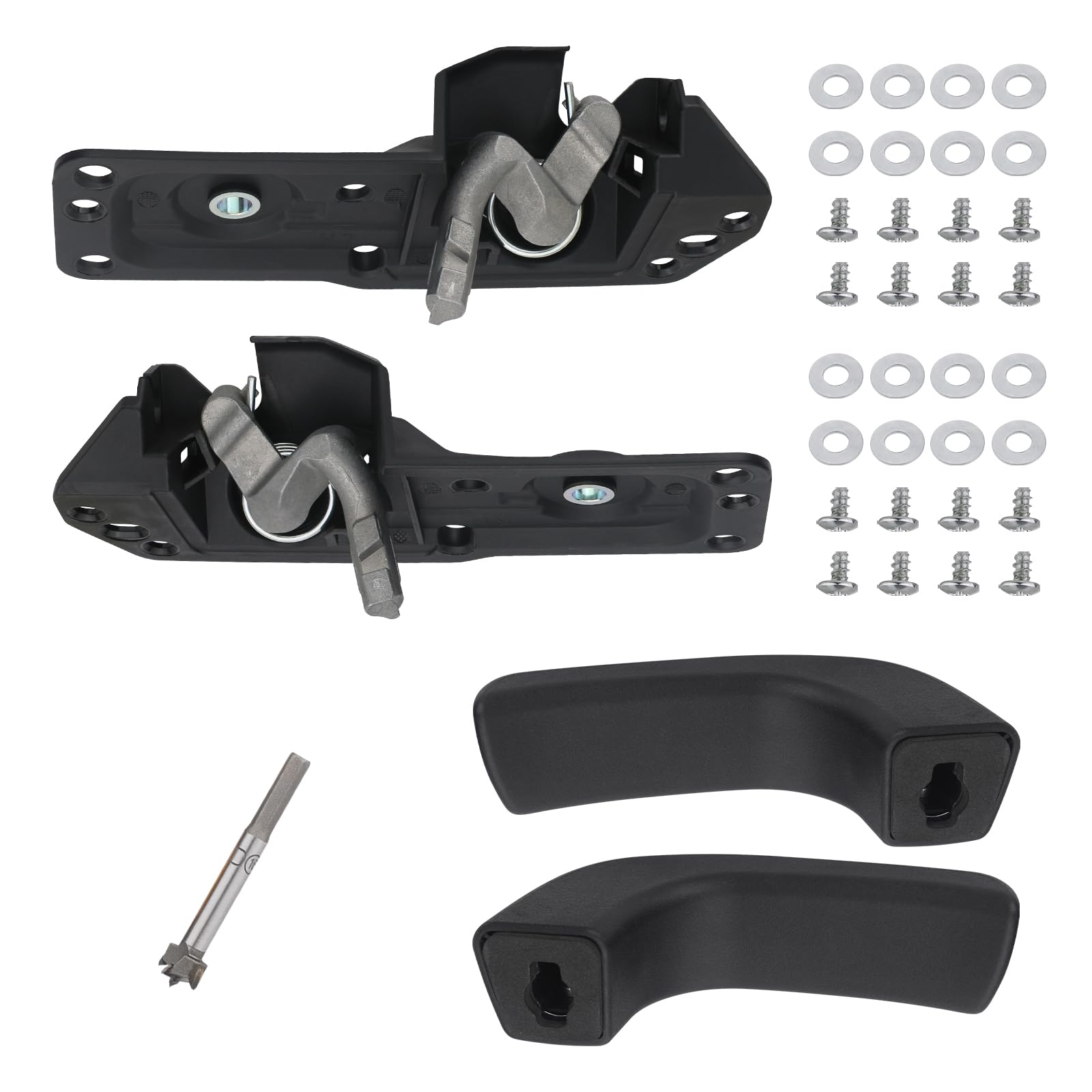 APPERFiT Interior Door Handle Repair Kit (Pair) Compatible with 2007-2014 Chevy Silverado GMC Sierra 1500/2500 HD / 3500 HD Repl