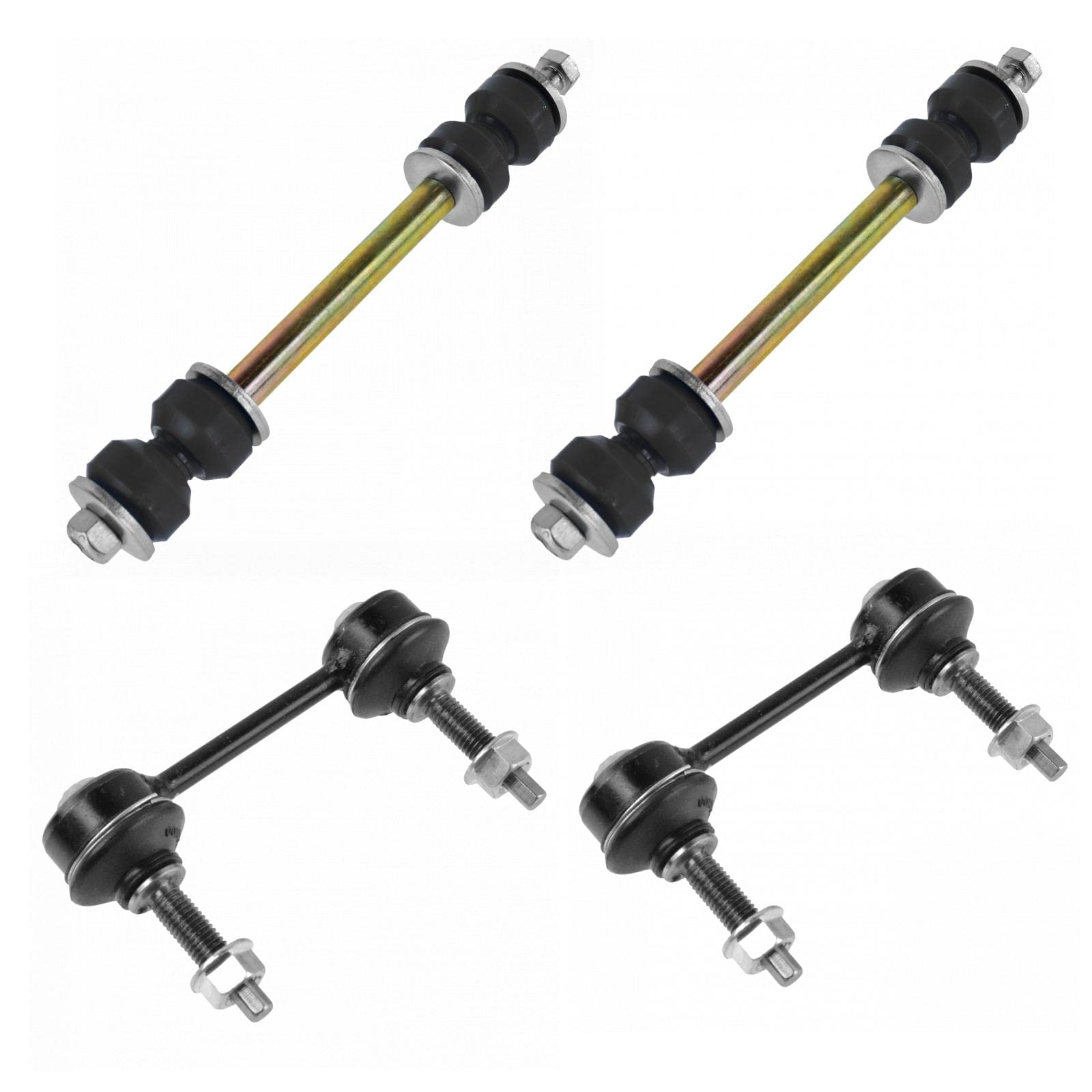 Trq Front & Rear Sway Bar Stabilizer Link Set Compatible With 1994-2004 Ford Mustang