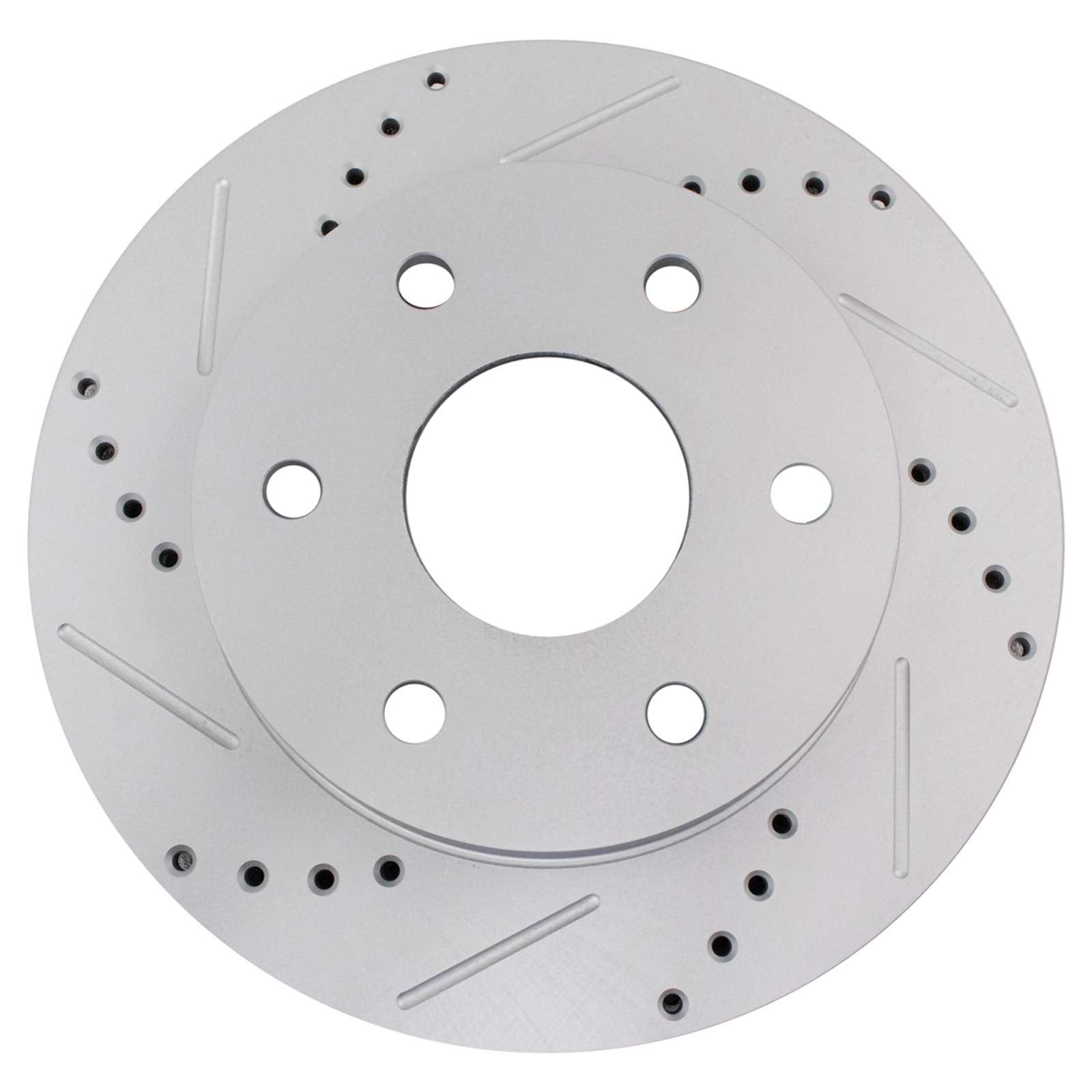 Trq Front Performance Brake Rotor Drilled Slotted Pair For Cadillac Chevy Gmc Truck
