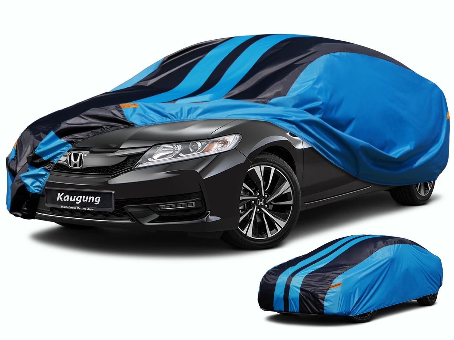 Kaugung Car Cover Waterproof Custom Fit Honda Accord (1990-2025), Full Exterior Cover For Automobiles Lightweight Resistant Outd