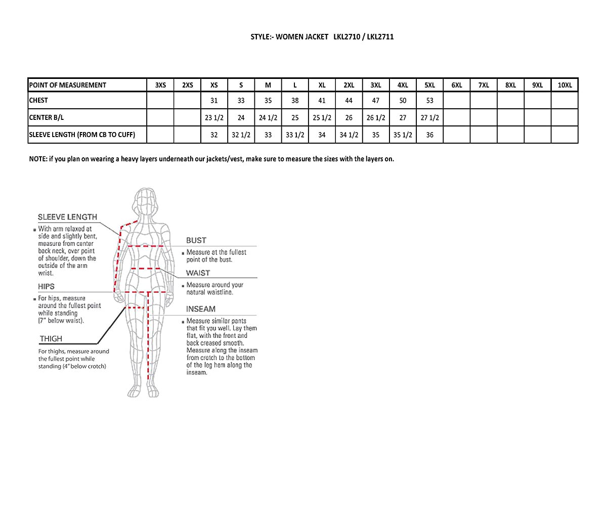 Milwaukee Leather LKL2710 Women's Classic Black Braided Motorcycle Jacket with Studded Back - 5X-Large