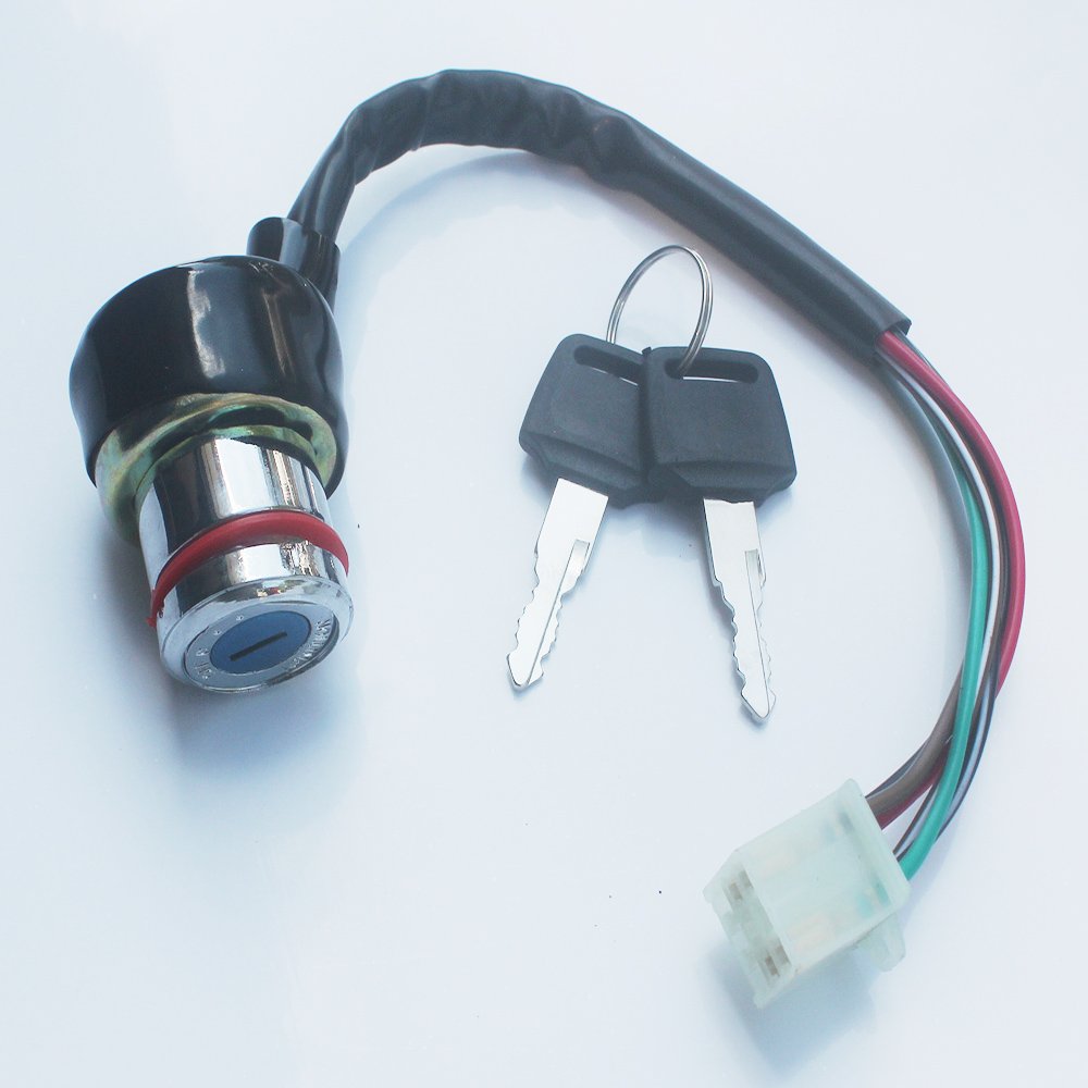 Kipa 6-Wires Key Ignition Switch For Kazuma Meerkat 50Cc Falcon 90Cc 110Cc 125Cc Redcat Atv Quad