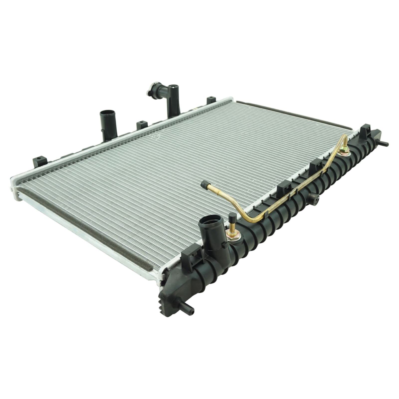 Trq Radiator Assembly Aluminum Core Compatible With 06-11 Kia Rio Rio5 Cu2820 Ki3010127