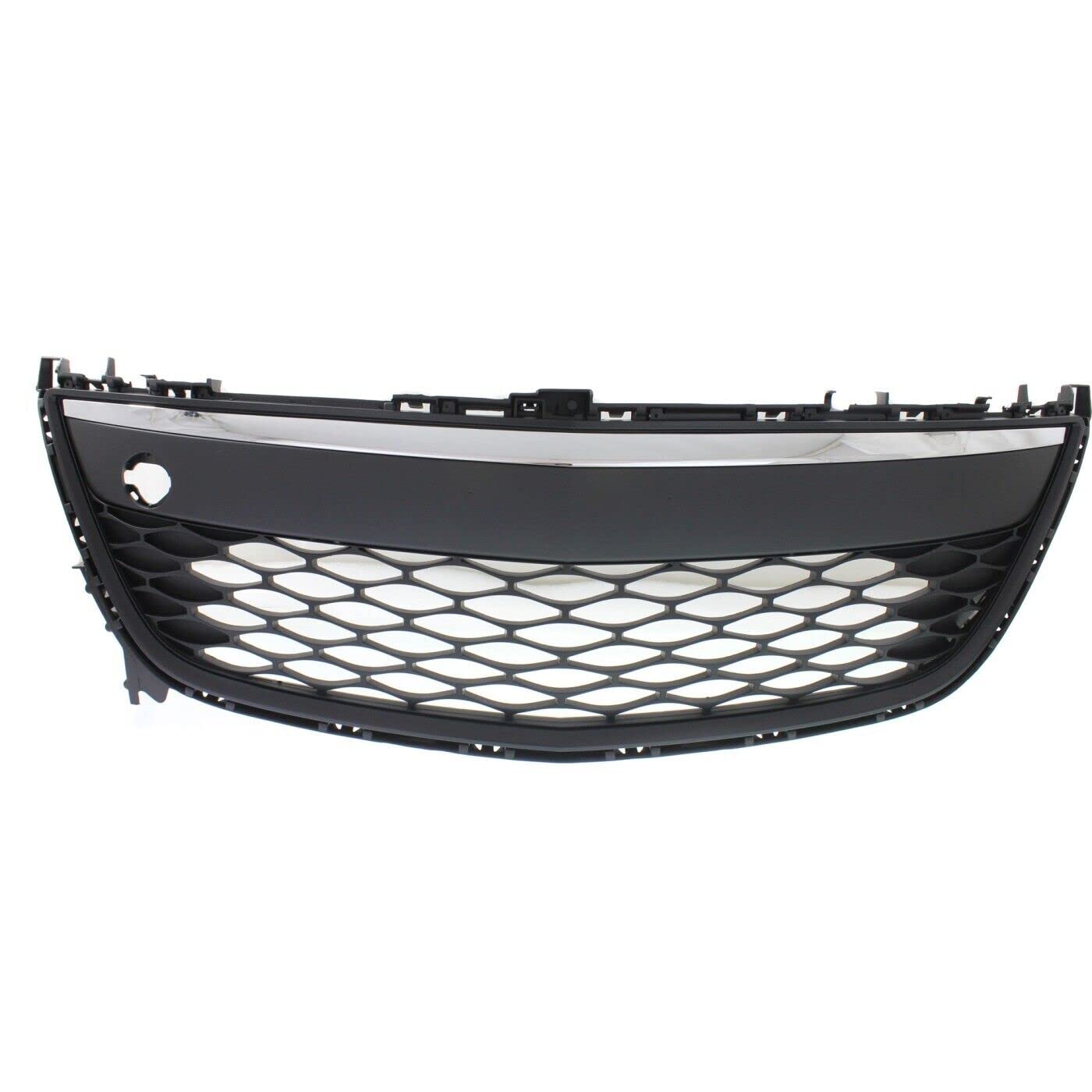 Fitrite Auto Parts New Front Bumper Grille For 2010-2012 Mazda Cx7, Without Fog Light, Chrome And Black, Made Of Plastic Ma1036121 Eh44501T0H