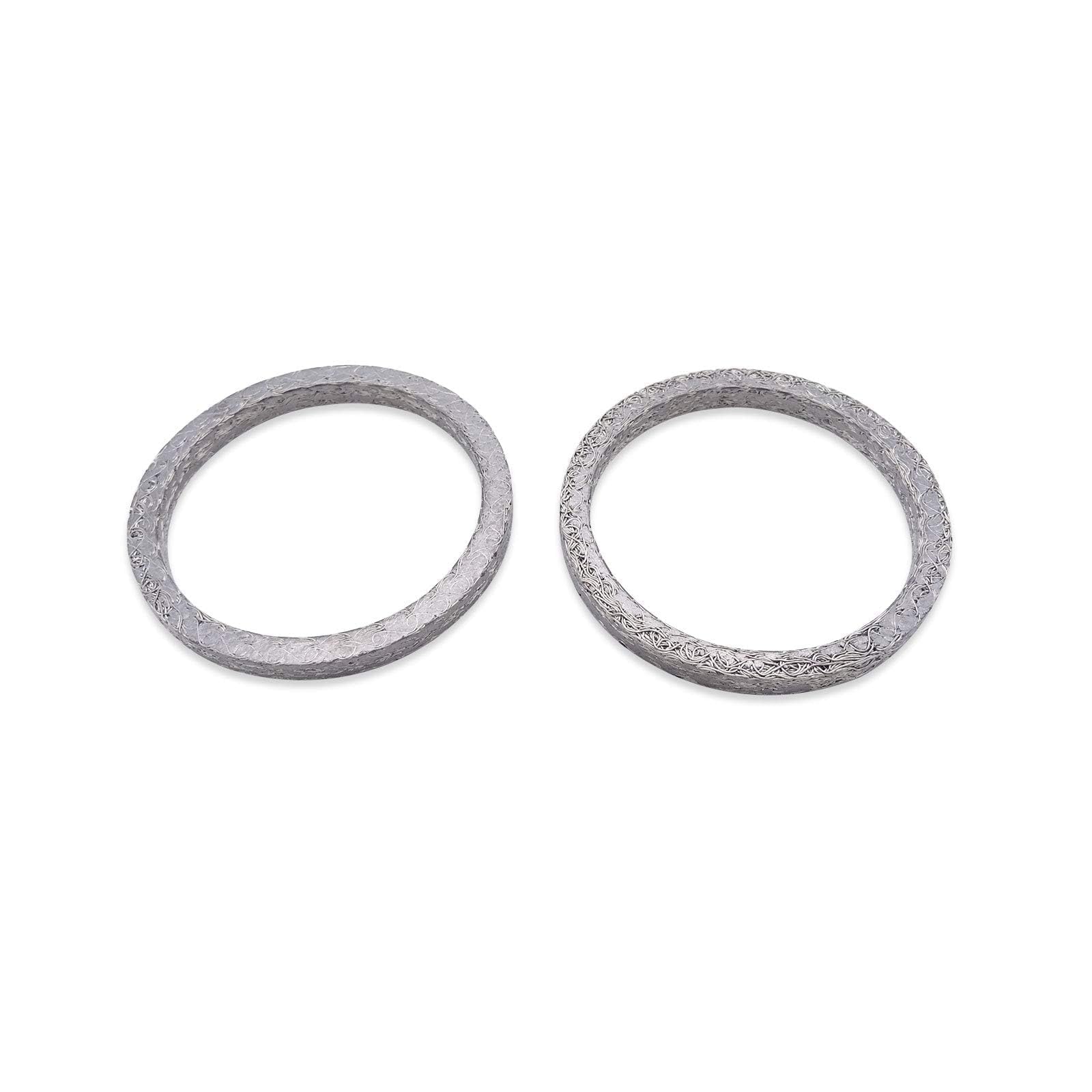 Dasen Steel Mesh Style Crush Seal Exhaust Port Gasket Kits Compatible with 1984-2024 Harley Big Twin and Sportster XL Replace 17