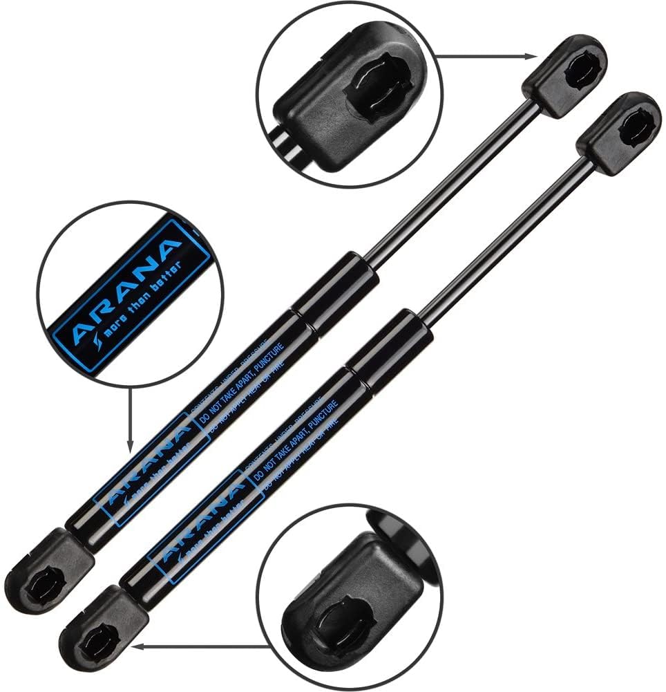 ARANA C16-18457 10 inch Gas Struts, 10 inch 30 Lb/133N Lift Support Props for Truck Tool Box Lid Leer Pickup Weatherguard Toolbo