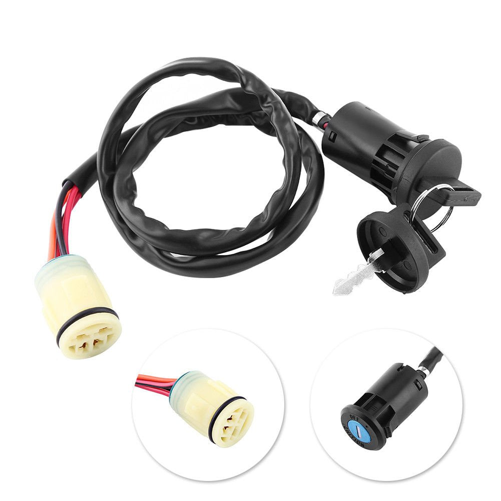 Ignition Key Switch Fits Honda 450 Trx450Es Trx450S Foreman 4X4 1998-2001
