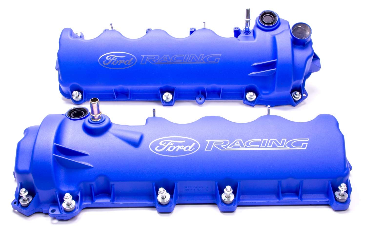 Ford Racing M-6582-FR3VBL Blue Powder Coated 3-Valve Camshaft Cover with Logo for 4.6L Engine