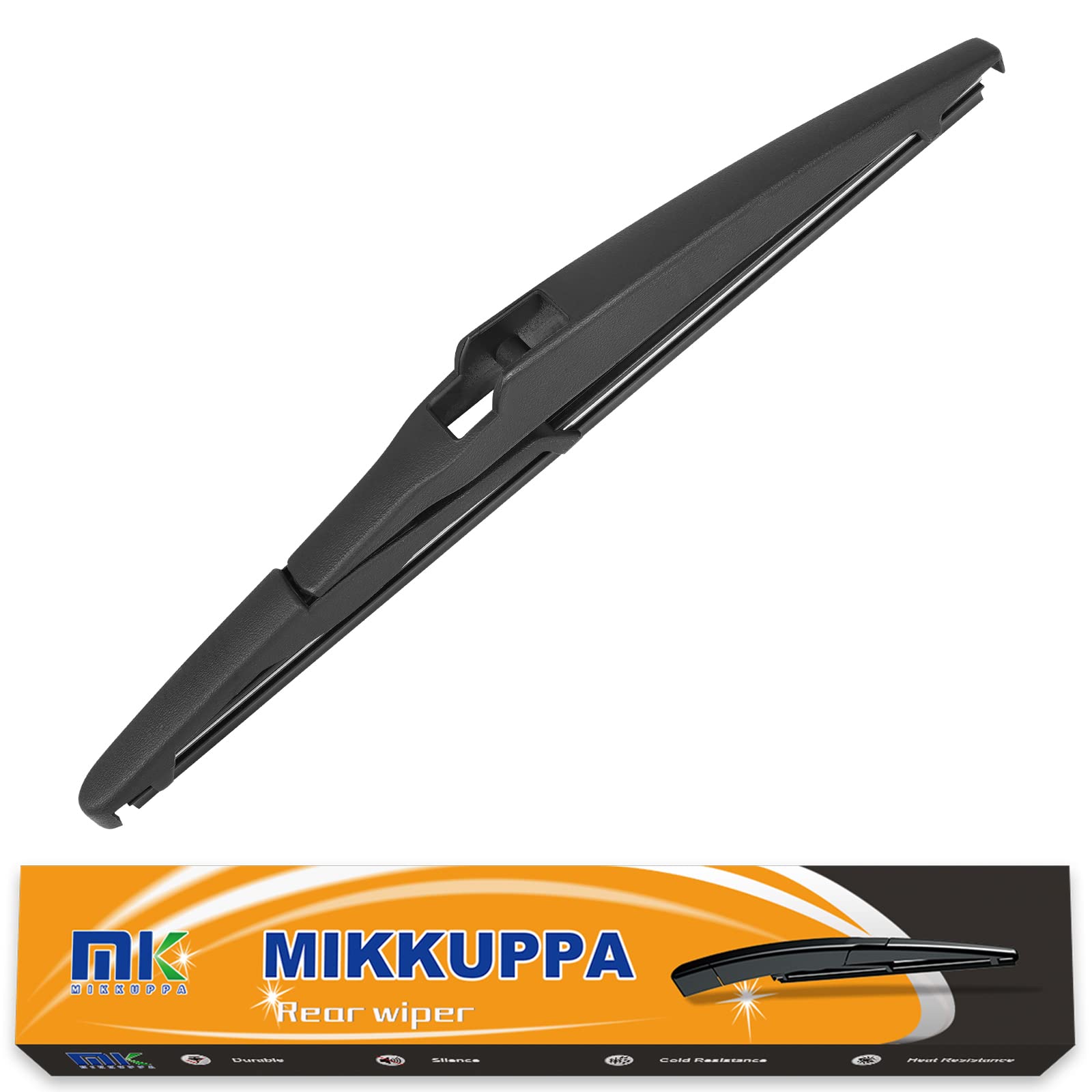 Mikkuppa Rear Windshield Wiper Blade Replacement For Toyota Rav4 2013-2018, Highlander 2020-2022, Jeep Compass 2018-2021 - Back Wiper Blade Oem Factory Accessories Replacement 85242-42040, 10 Inches