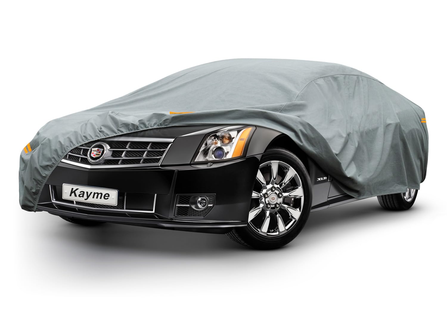Kayme Heavy Duty Car Cover Custom Fit Cadillac Xlr (2003-2009) Waterproof All Weather For Automobiles, Full Exterior Covers Sun