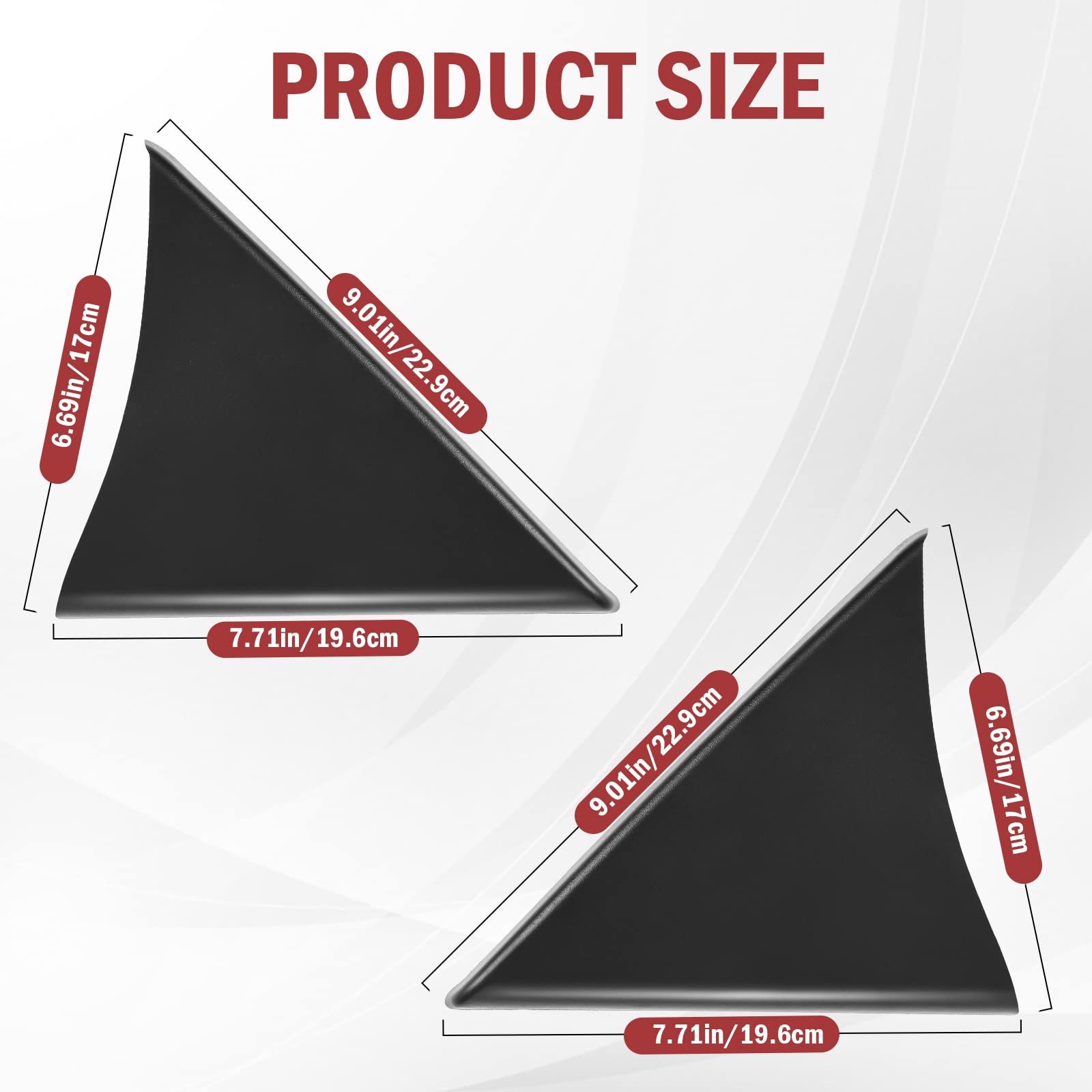 OKPARZ Replacement for Front Door Upper Trim Panel Right Passenger Side 2007-2013 Chevrolet Silverado GMC Sierra Yukon 25857294