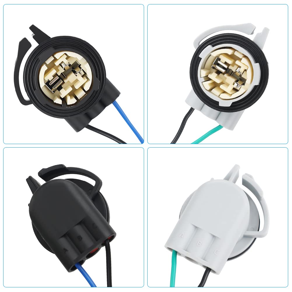 Wmphe 16531401 Driver Side Tail Light Wiring Harness Compatible With Chevy Silverado 1500 1500Hd 2500Hd 3500 2003 2004 2005 2006