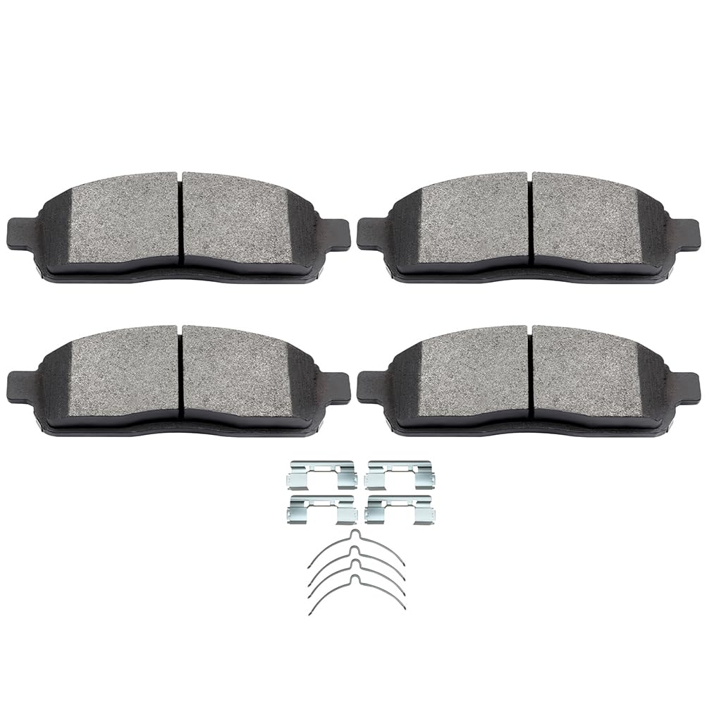 Scitoo Ceramic Brake Pads, 4Pcs Front Brake Pads Brakes Kits Fit For 2004-2009 For Ford For F-150,2006-2008 For Lincoln Mark Lt