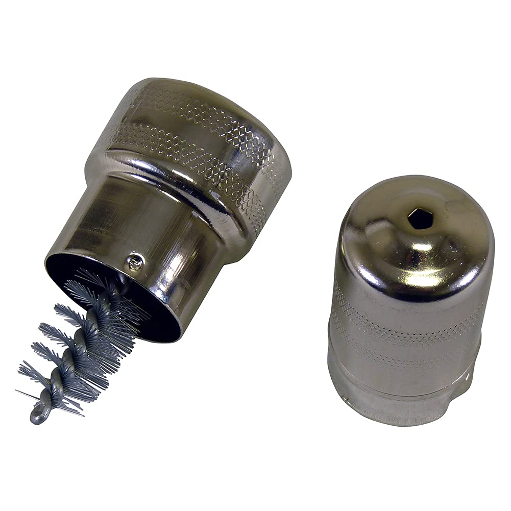 Schumacher Electric Baf-Bi Battery Terminal Cleaning Brush For Automotive, Marine, And Power Sport Batteries, With One-Year Limited Warranty, Chrome, 1 Unit