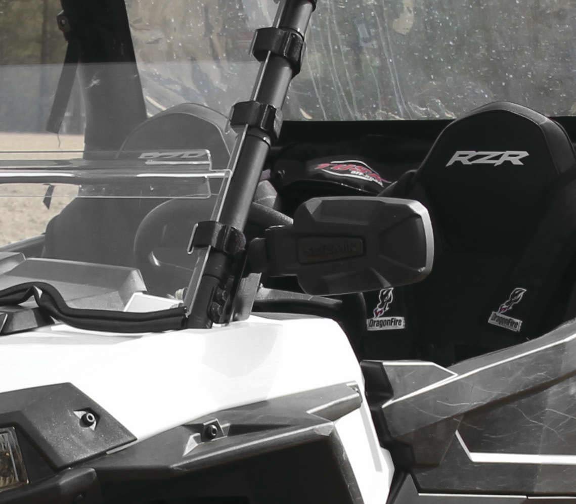 Seizmik Utv Mirror Mounts Compatible With Polaris Rzr 900 And 1000 Utv Models | Sxs Mirror Bracket | Set Of 2