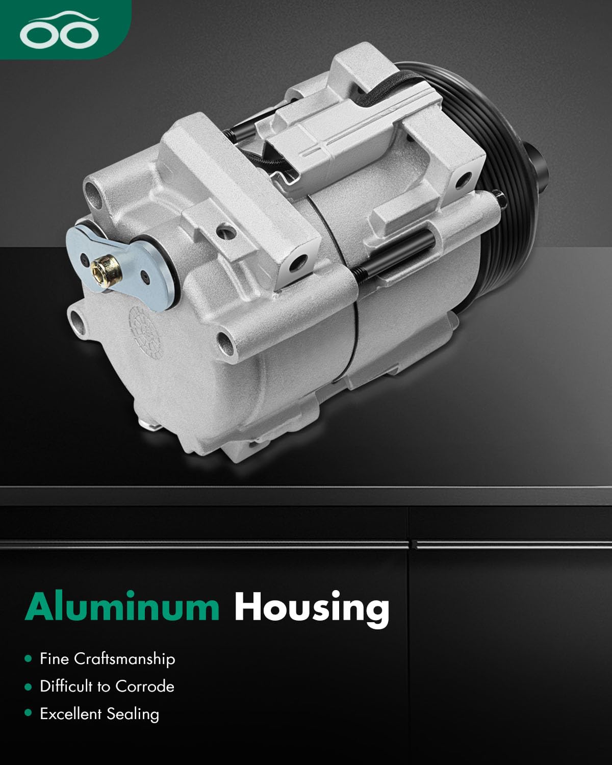 SCITOO AC Compressor Rapid Cooling for Dodge Ram 2500 3500 4000 4500 5500 5.9L 6.7L 2006-2010 638972 68182 5512232 2021742 55111