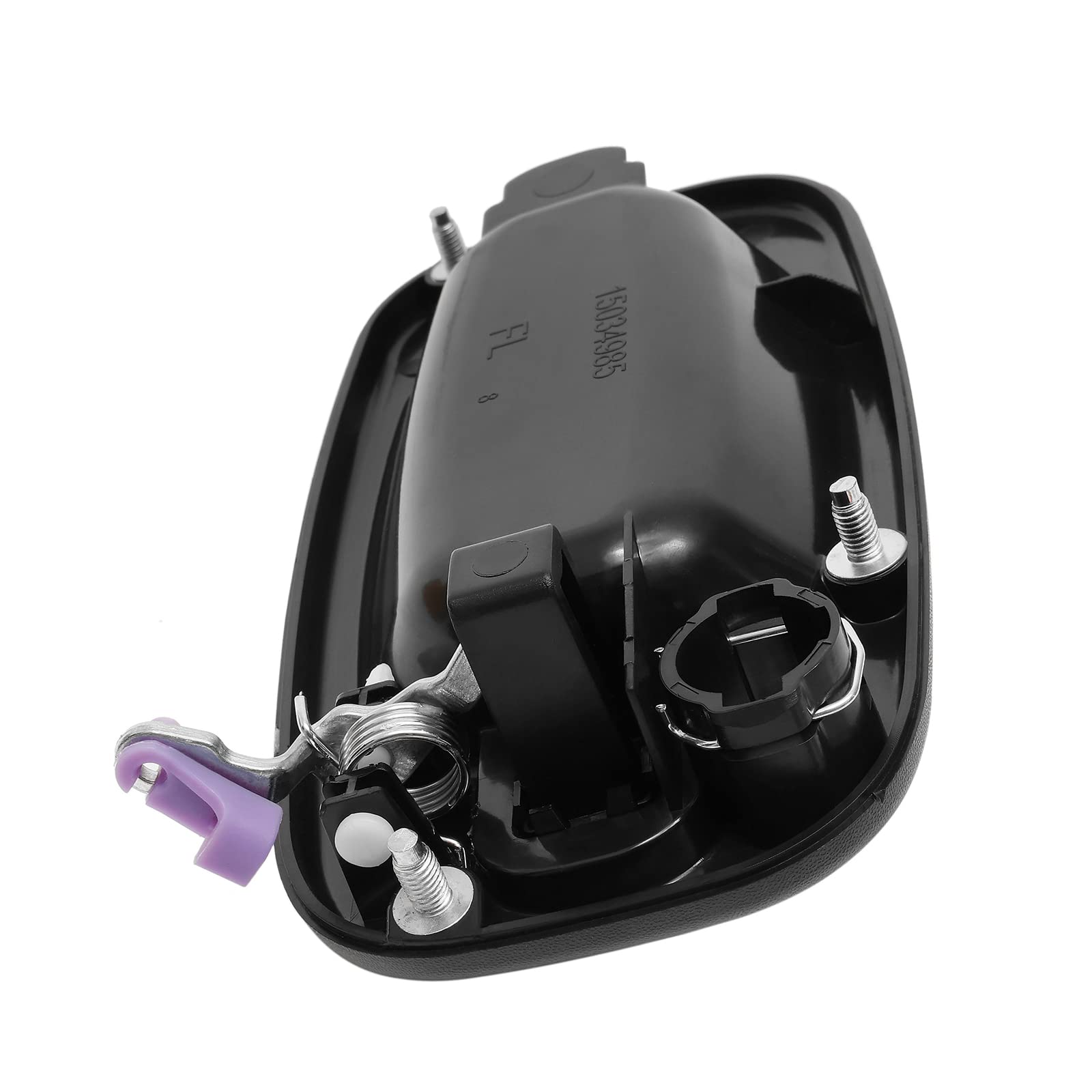 Exterior Door Handles Set With Keyhole, Compatible With 1999-2007 Chevy Silverado Suburban Tahoe Avalanche, Gmc Sierra Yukon, Cadillac Escalade, Front Outside Left & Right Side, 15034985, 15182406