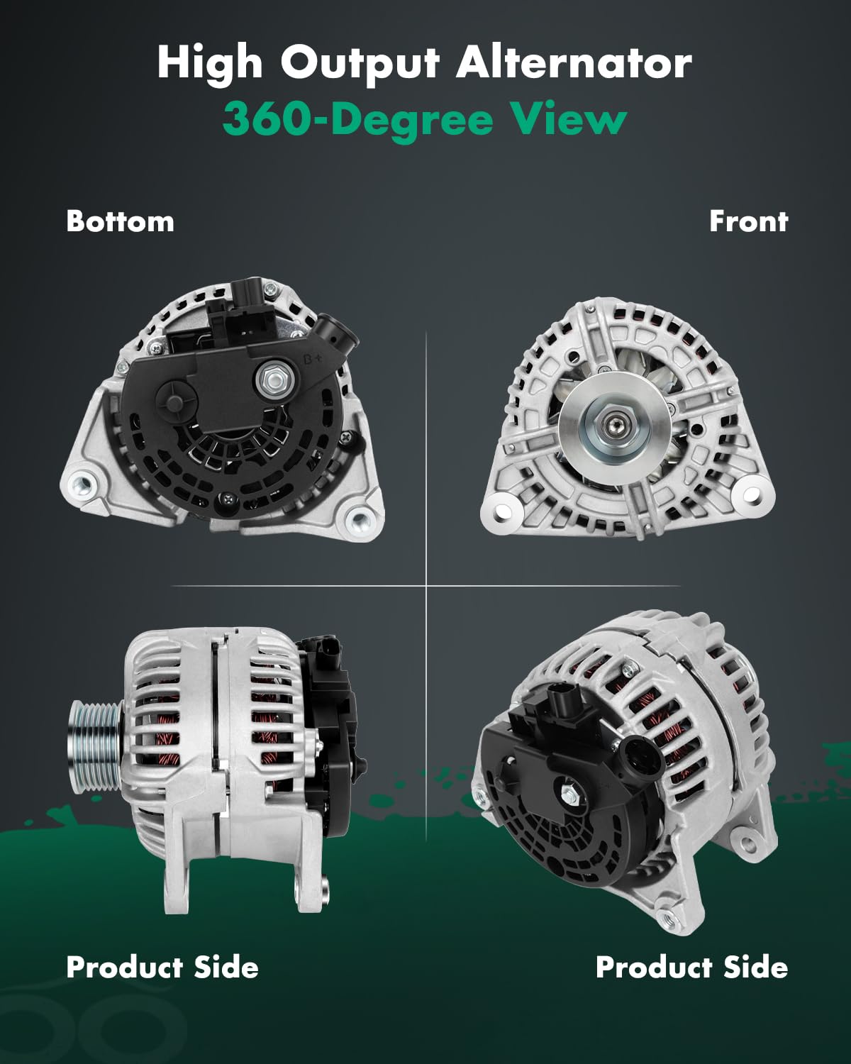SCITOO Alternator Fits for Dodge Durango 2004 5.7L, for Ram for Pickup Truck 2003-2006 03 04 05 06 5.7L - 12V 136Amp CW 7-Groove