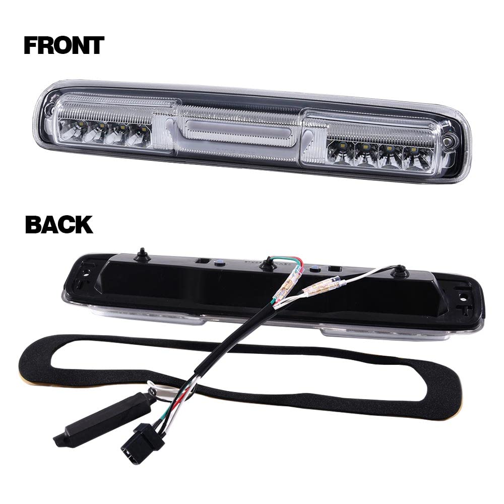 Grand Orange 3Rd Brake Light Led Compatible With Chevy Silverado 1999-2006/ Fit Gmc Sierra 1500 2500 3500 & Hd Rear Tail Cargo L