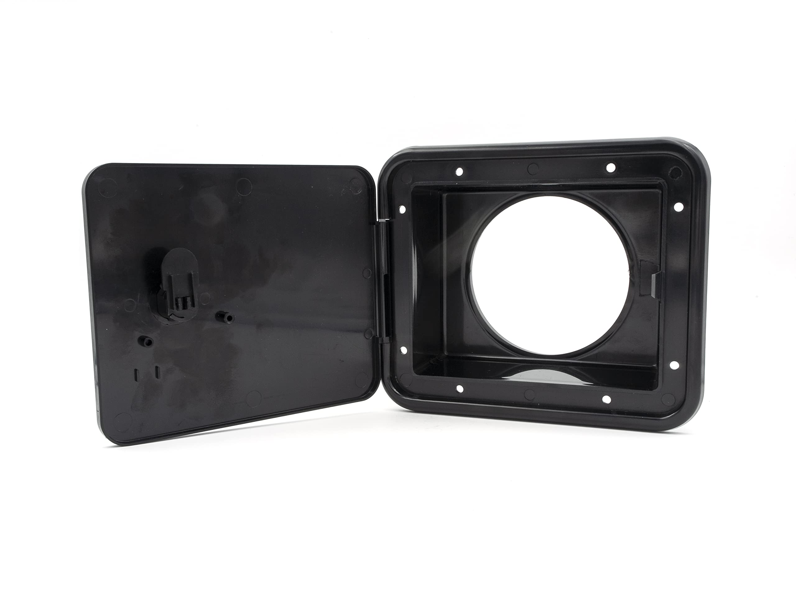 Thetford 94303 Storage/Sewer Hose Hatch With Thumb Latch - Black