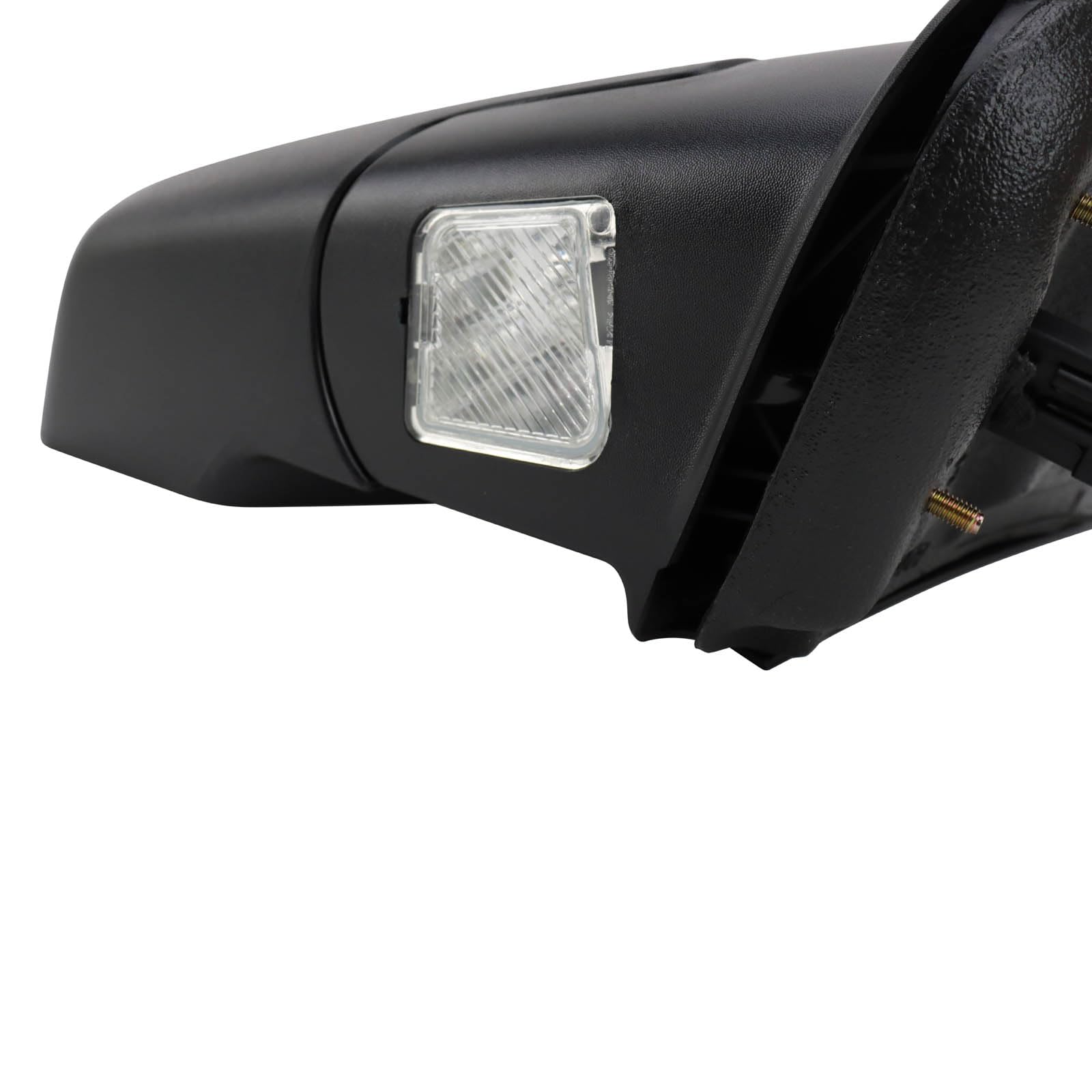 Trq Right Mirror Without Heat With Puddle Light With Chrome Cover Passenger Side Compatible With 2006-2010 Ford Explorer 2007-20