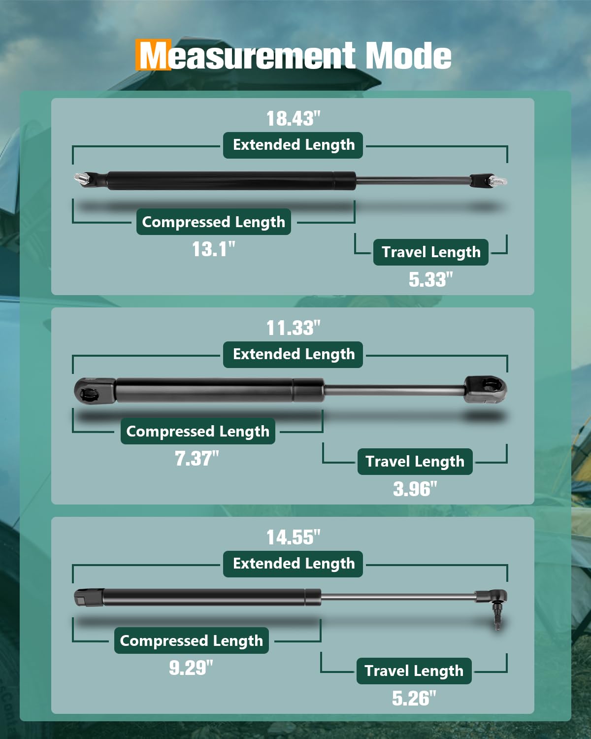 Scitoo Hood Liftgate Window Lift Supports Struts Gas Springs Shocks Fit For Jeep Grand Cherokee 1999-2004