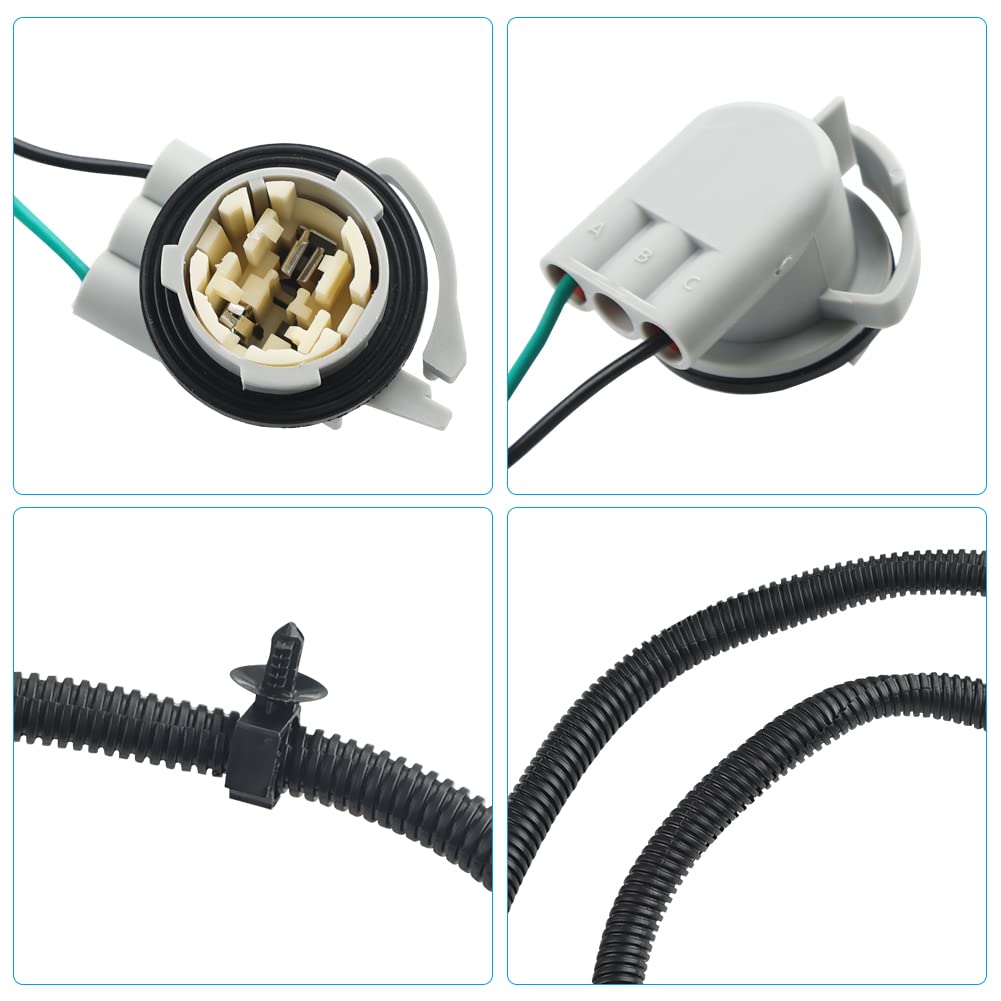 Wmphe 16531402 Passenger Side Tail Light Wiring Harness Compatible With Chevy Silverado 1500 1500Hd 2500Hd 3500 2003 2004 2005 2