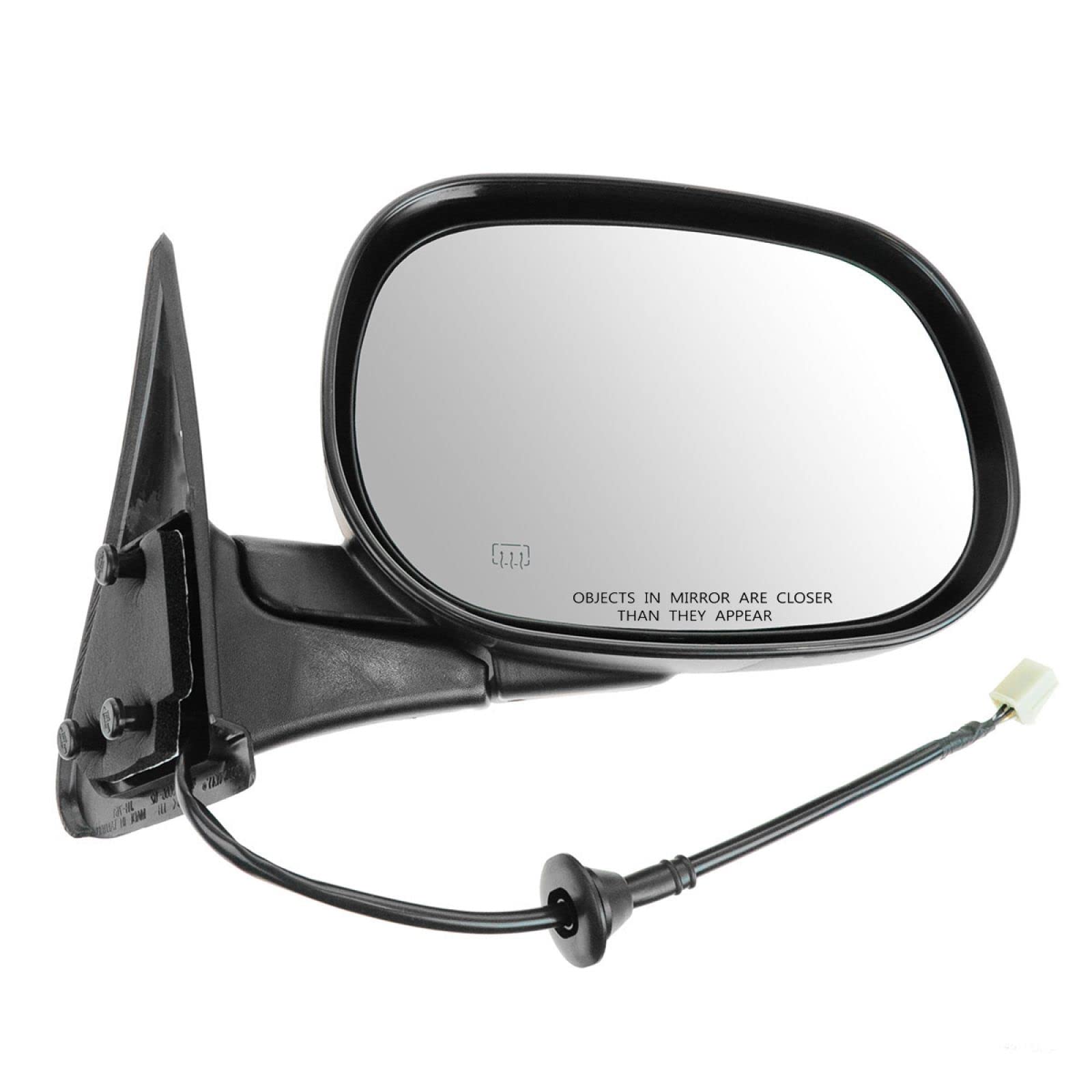 Trq Right Mirror Power Passenger Side Compatible With 1998-2001 Dodge Ram 1500, 1998-2002 Ram 2500, 3500 Ch1321168