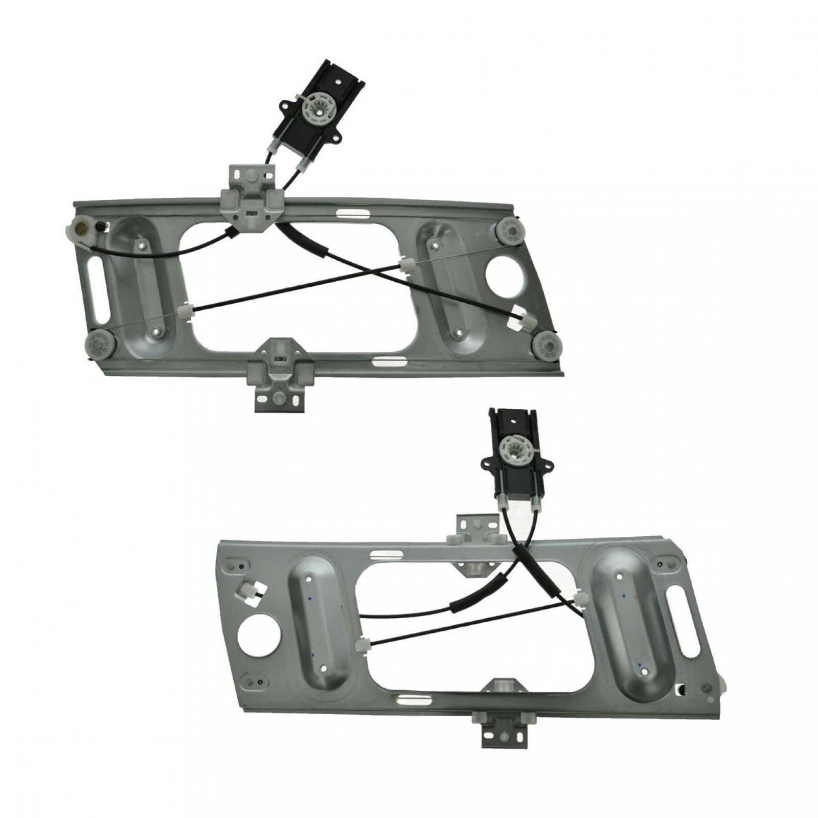 Trq Driver & Passenger Side Power Window Regulator Set Compatible With 2000-2007 Chevrolet Monte Carlo 1997-2002 Pontiac Grand P