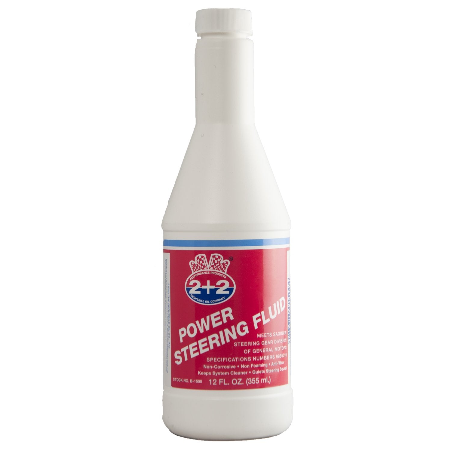Berkebile Oil 2 + 2 B1500 Power Steering Fluid - 12 Oz.