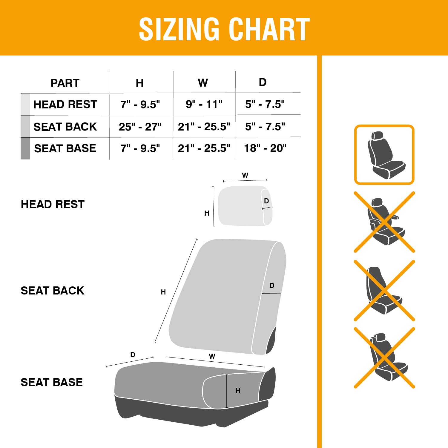 Browning Universal Low Back And Bench Seat Covers, Water And Dirt Resistant Car, Truck, And Suv Seat Covers, Arms Co. (Tan Duck