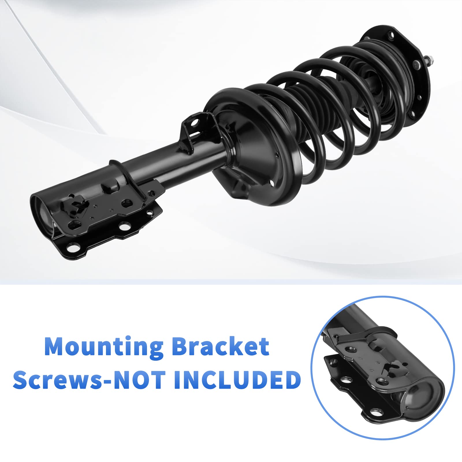 Yitamotor Front Pair Complete Struts Rear Suspension Shocks Compatible With 2004-2012 Chevrolet Malibu 2005-2010 Pontiac G6 2007