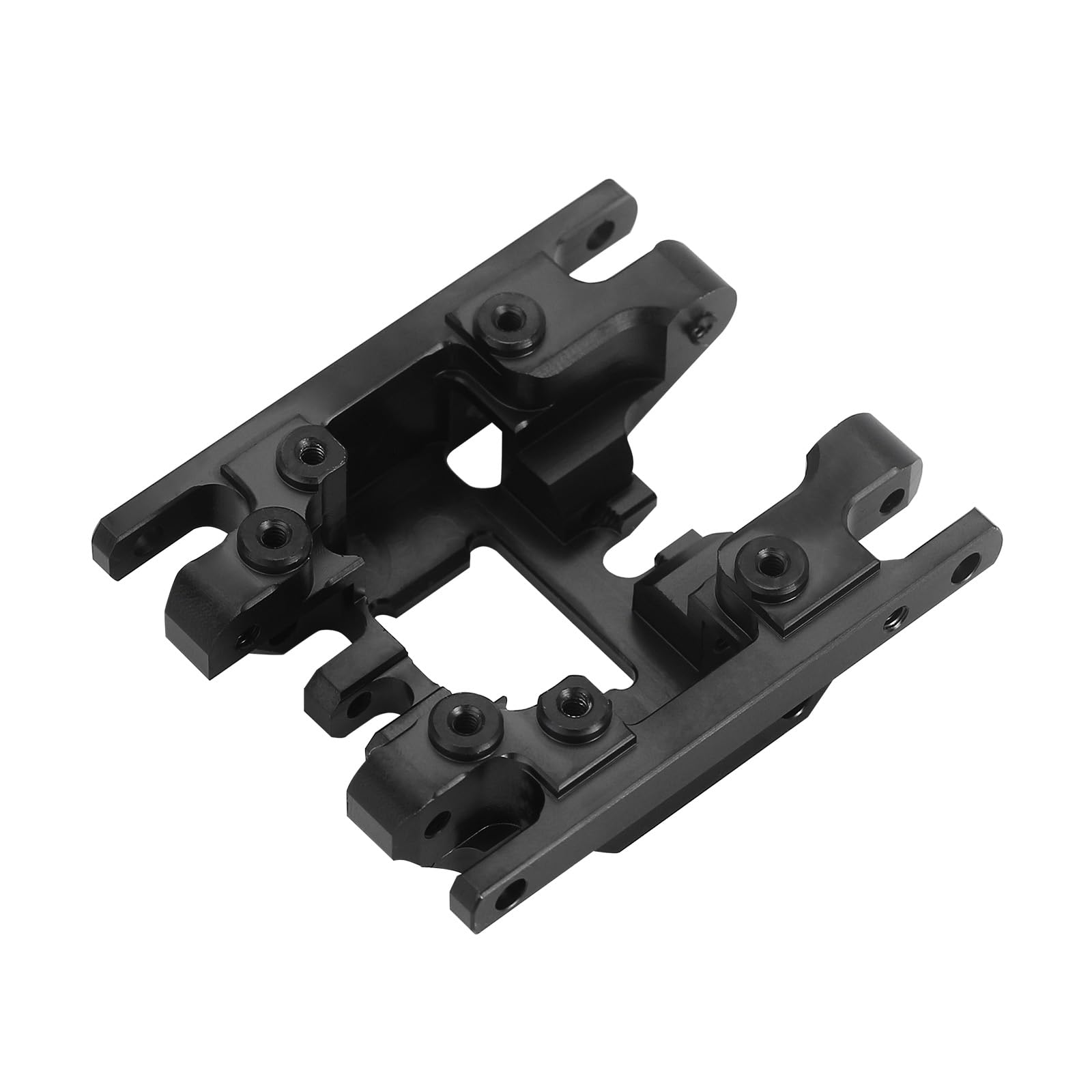 Injora Black Coating Brass Skid Plate Transmission Mount For 1/18 Rc Crawler Trx4M Upgrade, 53G